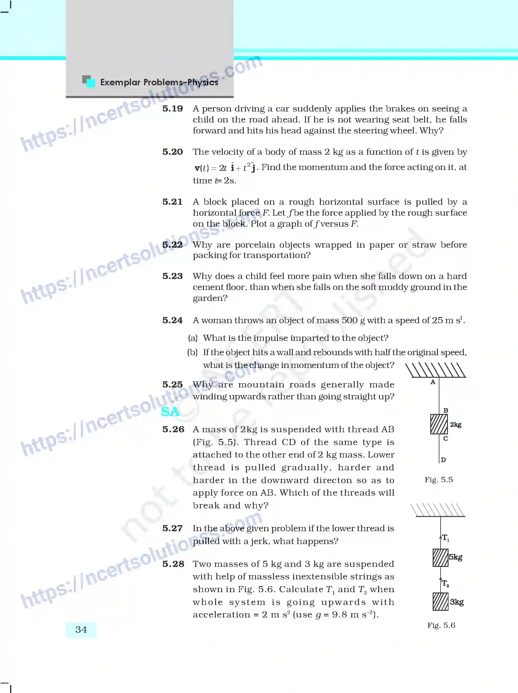 NCERT-Exemplar-Questions-Class-11-Physics--Laws-of-Motion-133-page-6