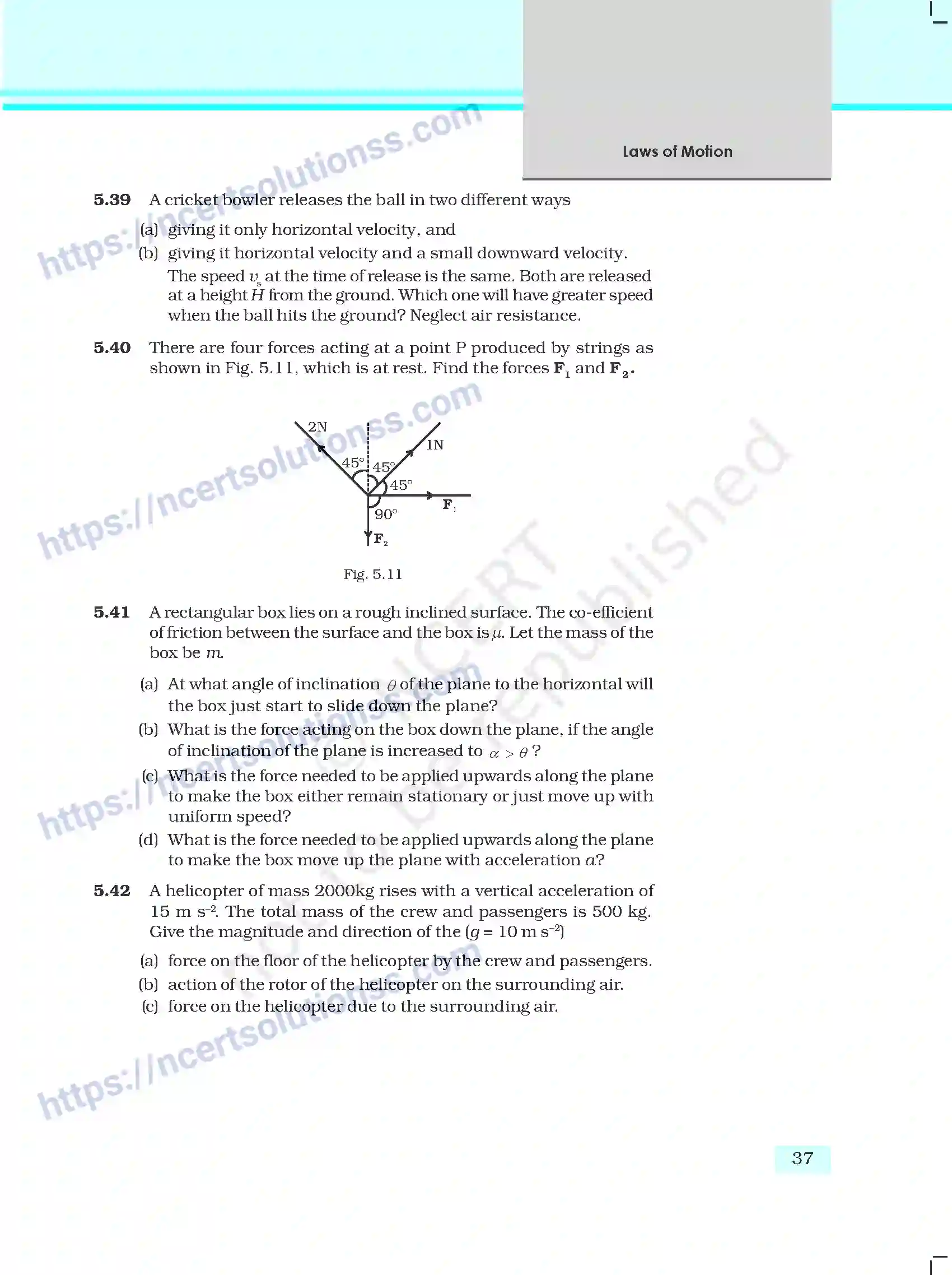 NCERT-Exemplar-Questions-Class-11-Physics--Laws-of-Motion-133-page-9