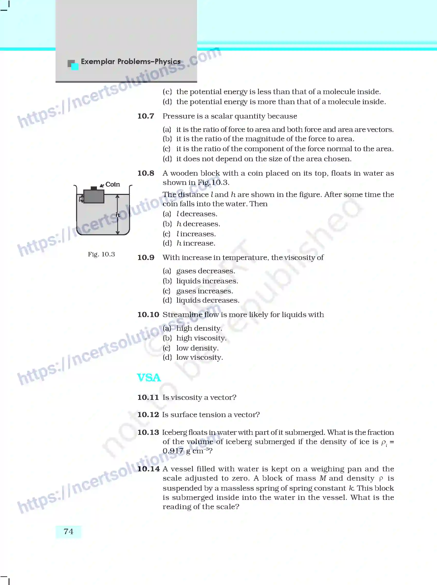 NCERT-Exemplar-Questions-Class-11-Physics--Mechanical-Properties-of-Fluids-138-page-3