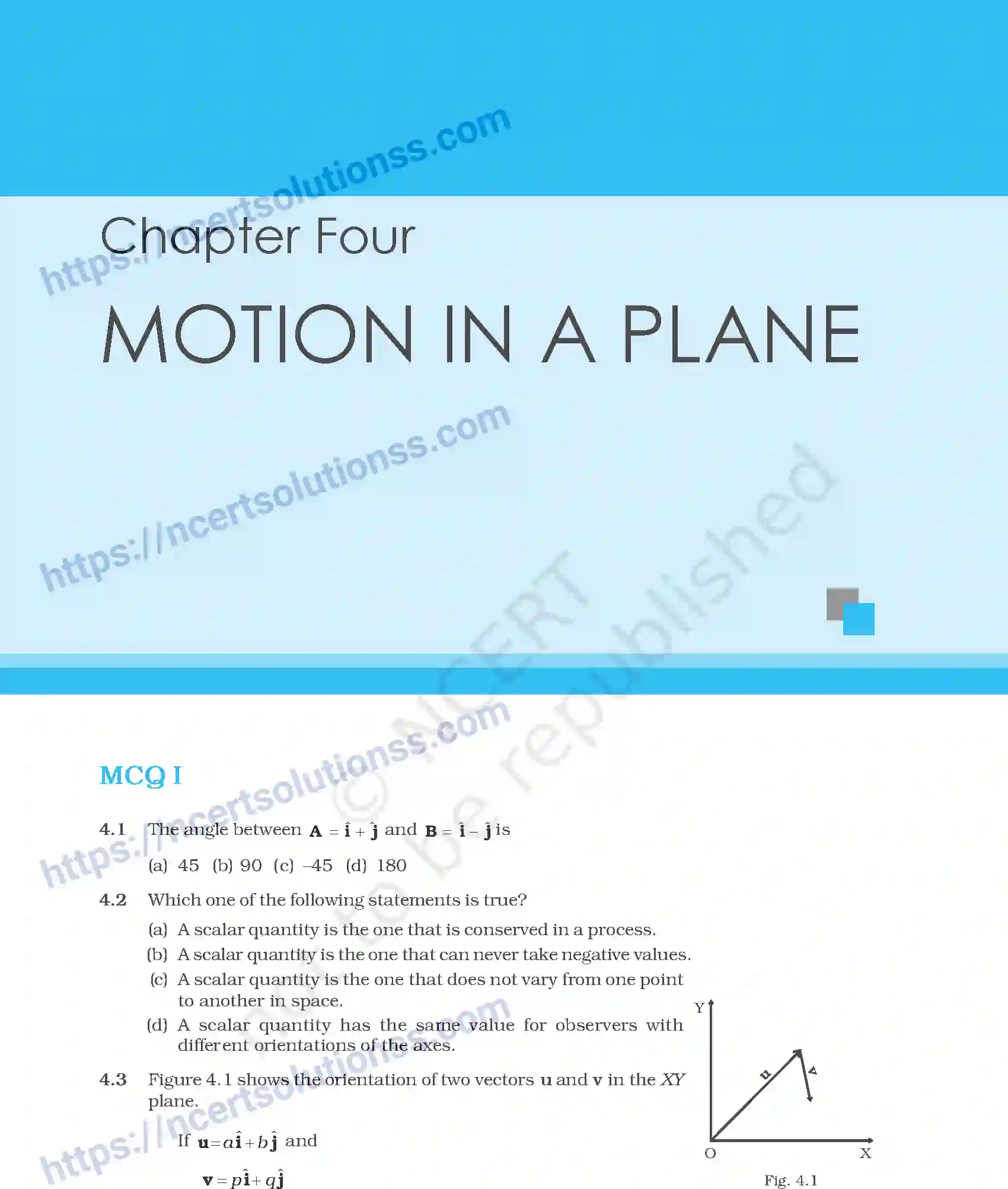 NCERT-Exemplar-Questions-Class-11-Physics--Motion-In-a-Plane-132-page-1