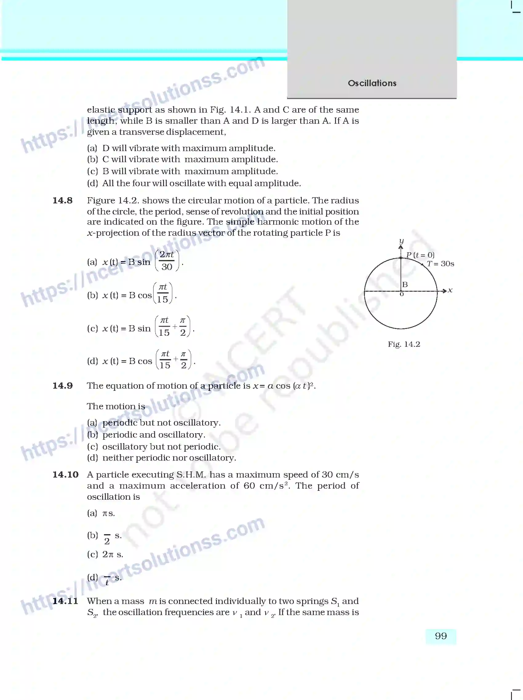 NCERT-Exemplar-Questions-Class-11-Physics--Oscillations-142-page-3