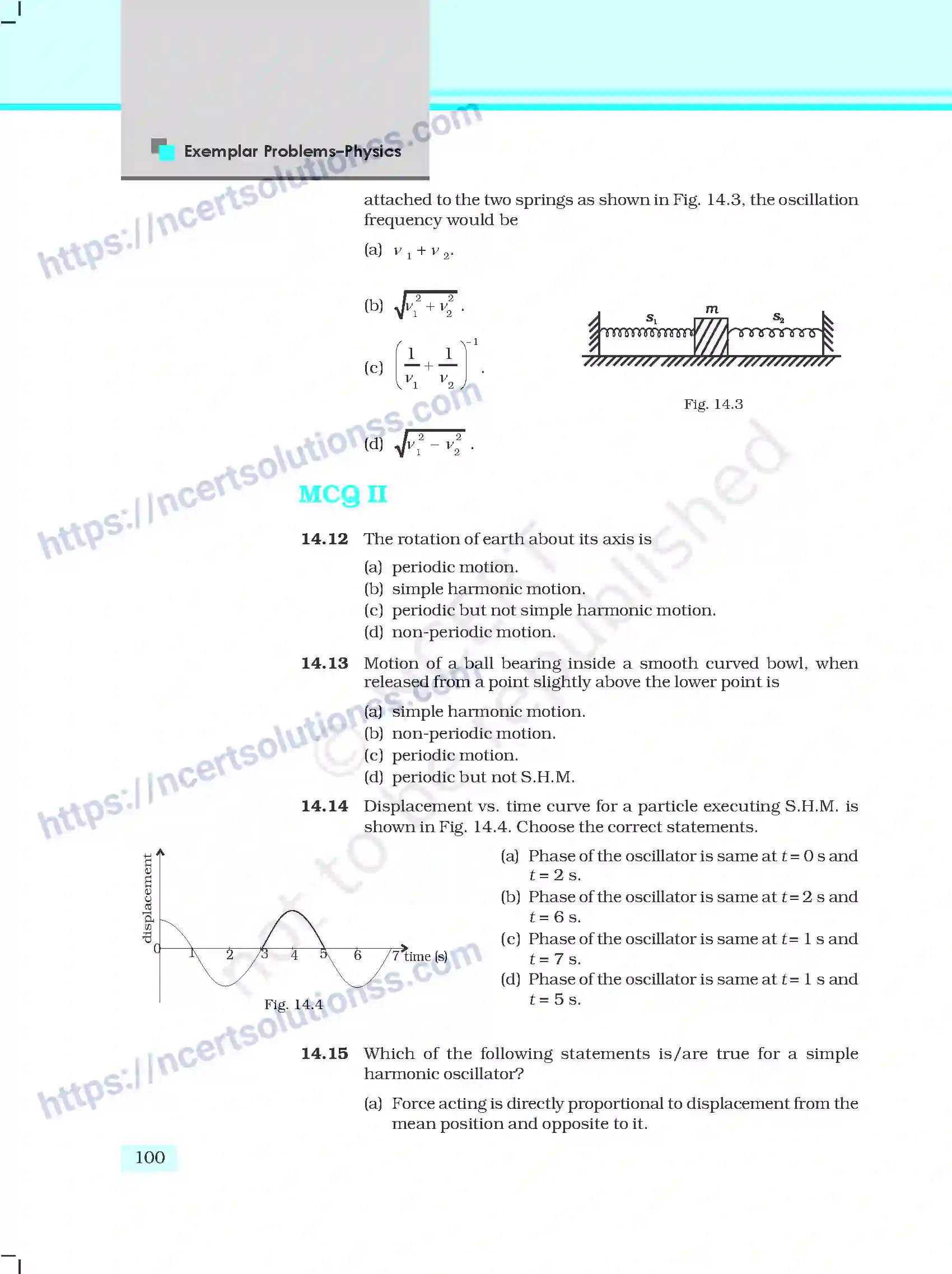 NCERT-Exemplar-Questions-Class-11-Physics--Oscillations-142-page-4