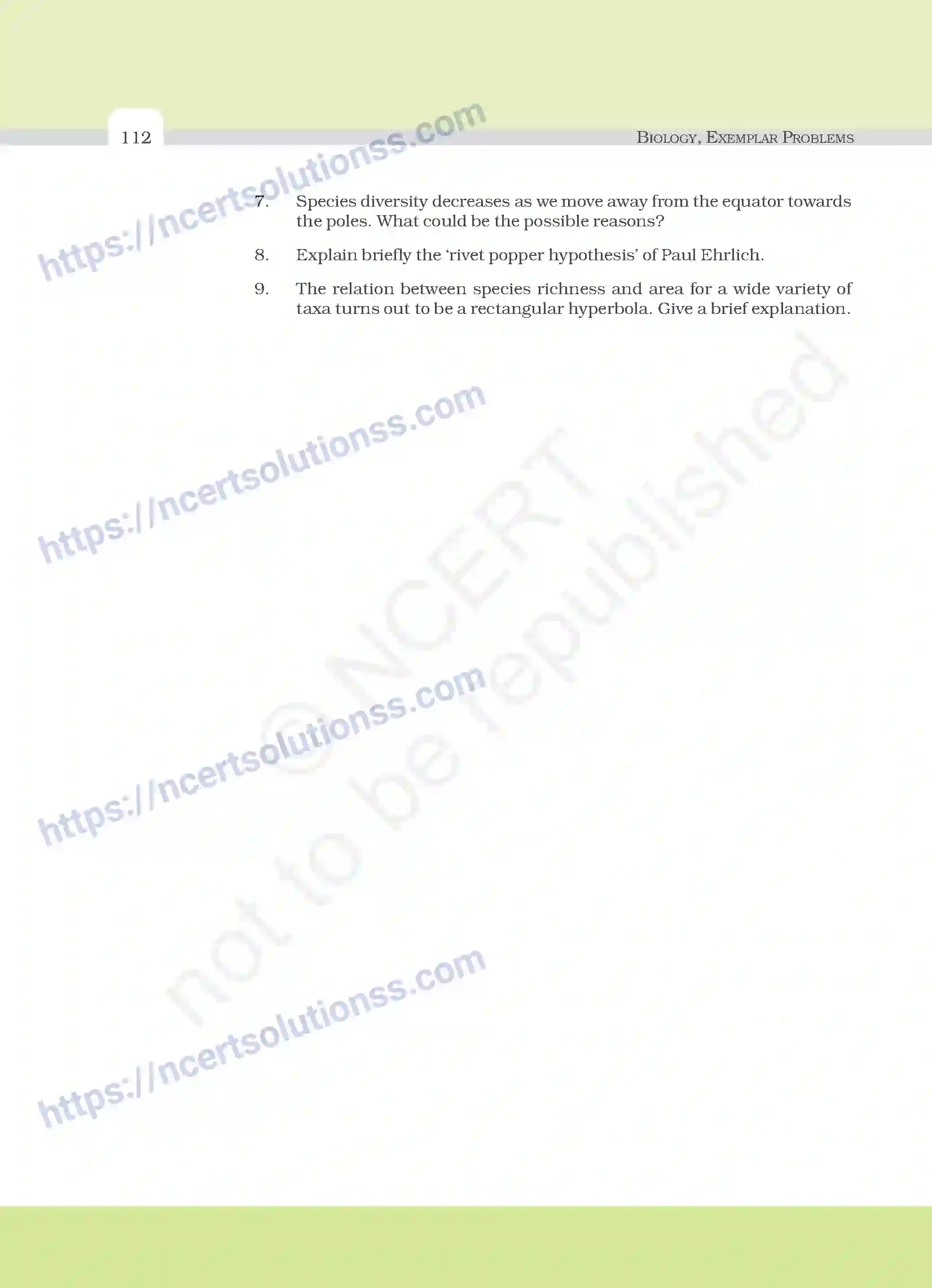 NCERT-Exemplar-Questions-Class-12-Biology--Biodiversity-And-Conservation-31-page-7