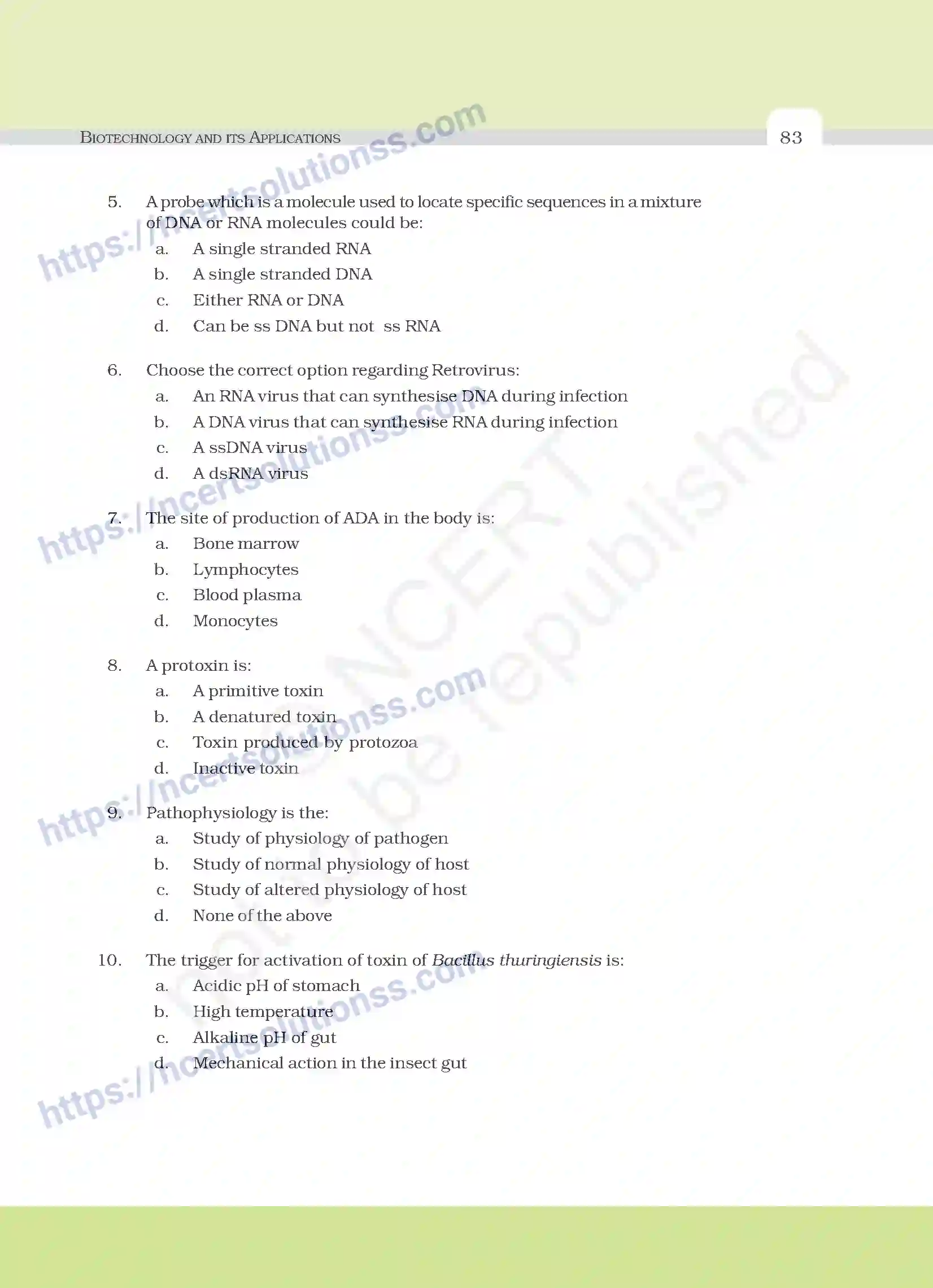 NCERT-Exemplar-Questions-Class-12-Biology--Biotechnology-And-Its-Applications-28-page-2