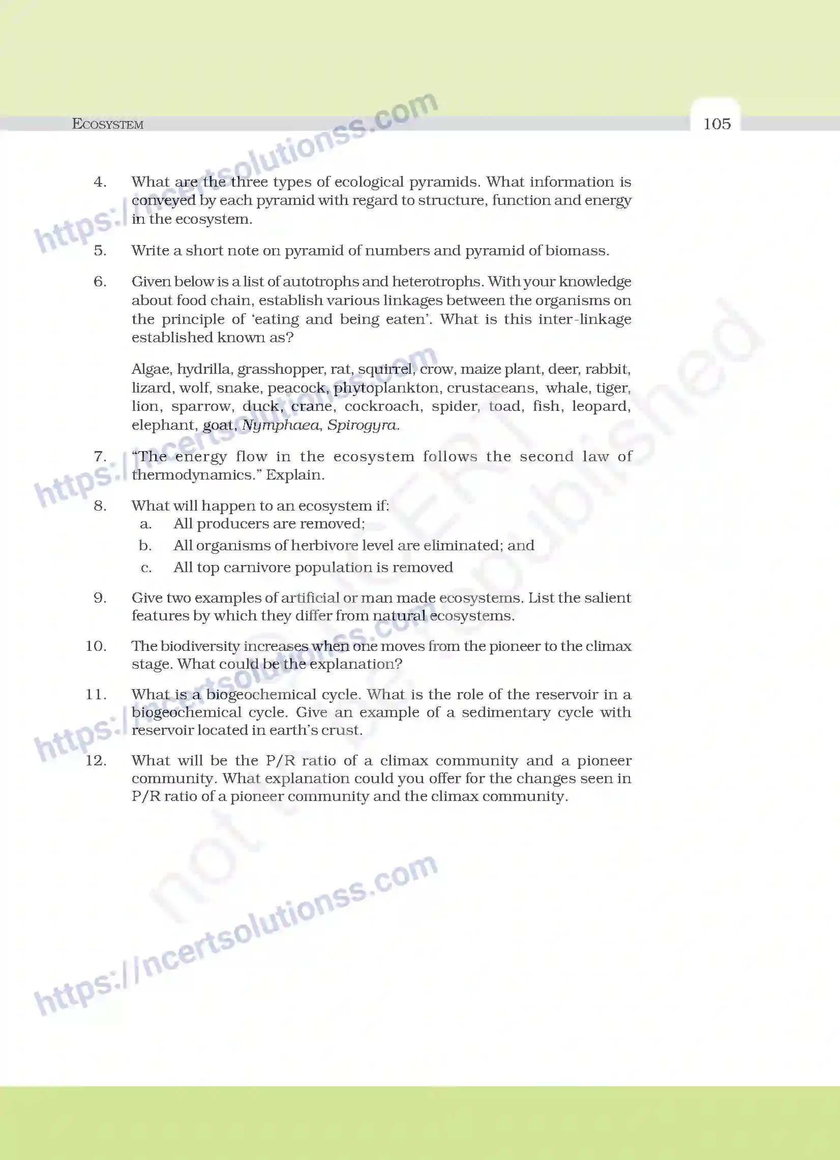 NCERT-Exemplar-Questions-Class-12-Biology--Ecosystem-30-page-8