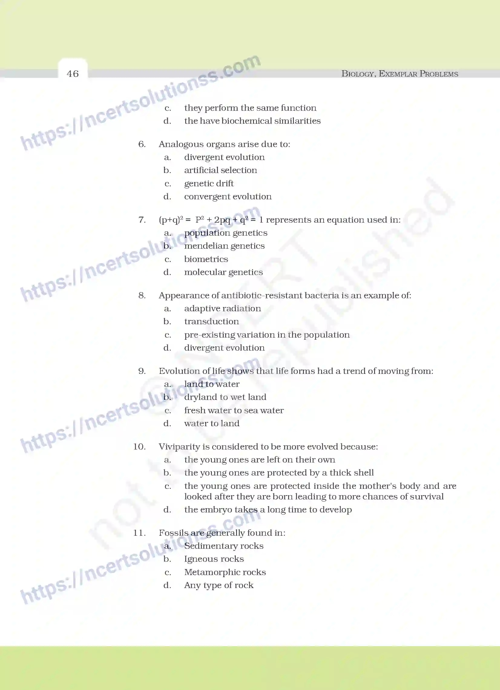 NCERT-Exemplar-Questions-Class-12-Biology--Evolution-23-page-2