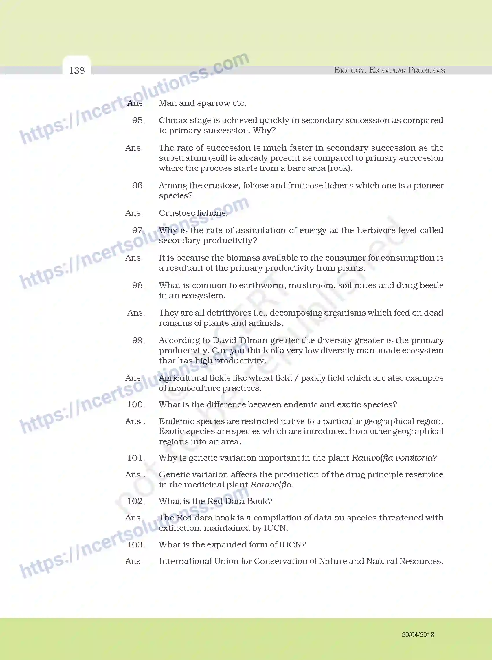 NCERT-Exemplar-Questions-Class-12-Biology--Model-Answers-to-Descriptive-Questions-33-page-14