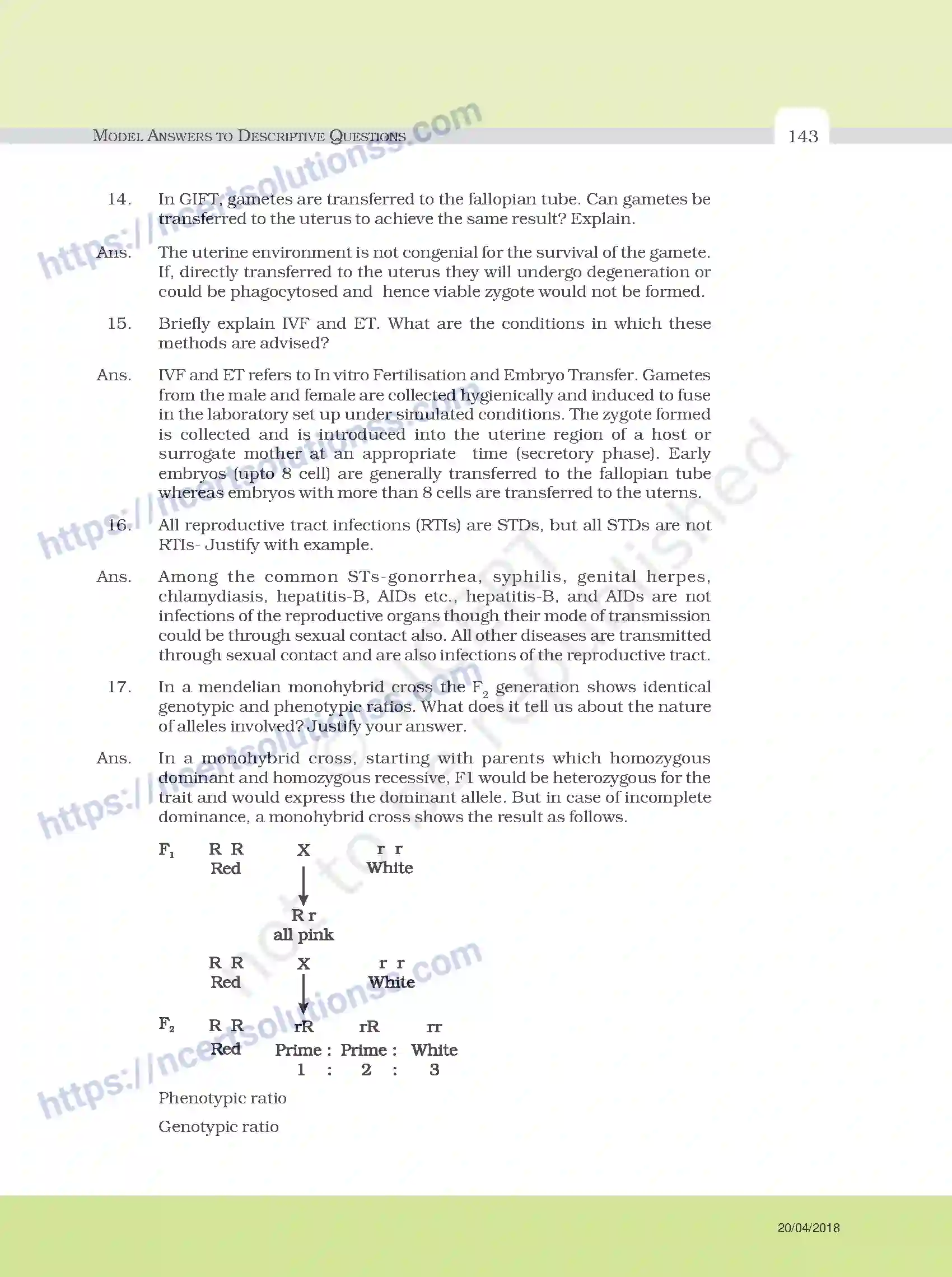 NCERT-Exemplar-Questions-Class-12-Biology--Model-Answers-to-Descriptive-Questions-33-page-19