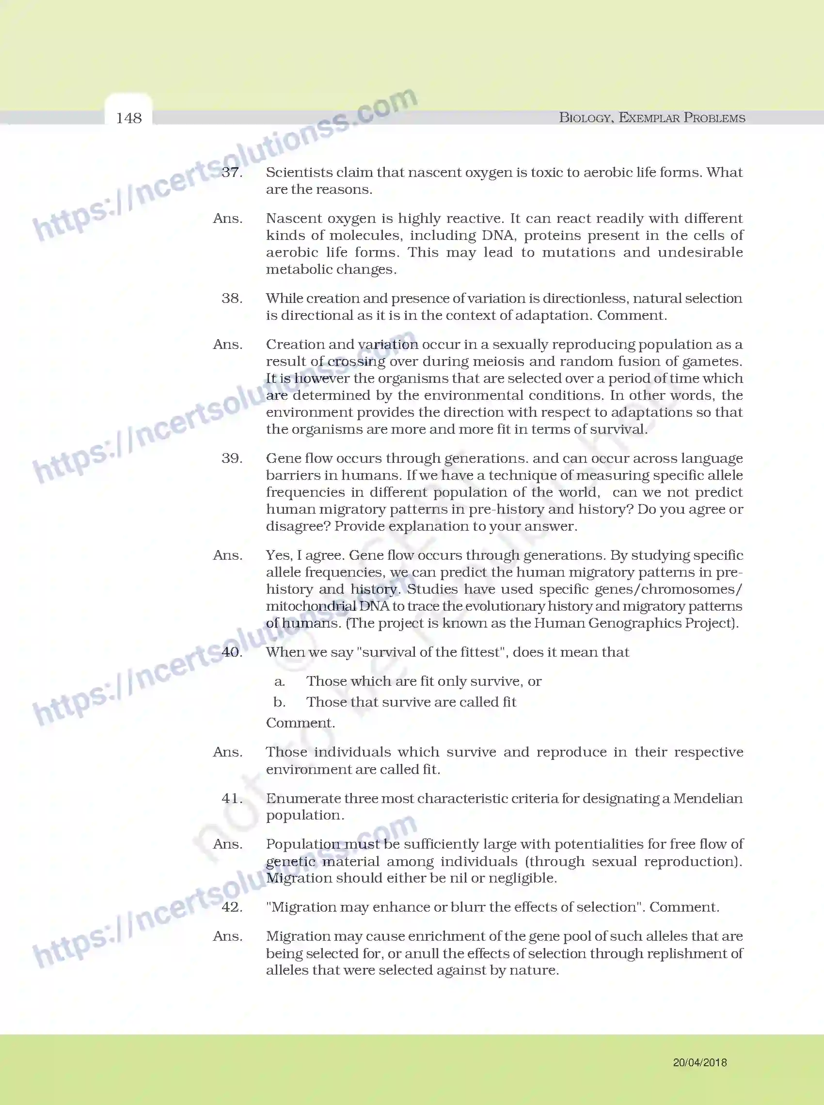NCERT-Exemplar-Questions-Class-12-Biology--Model-Answers-to-Descriptive-Questions-33-page-24