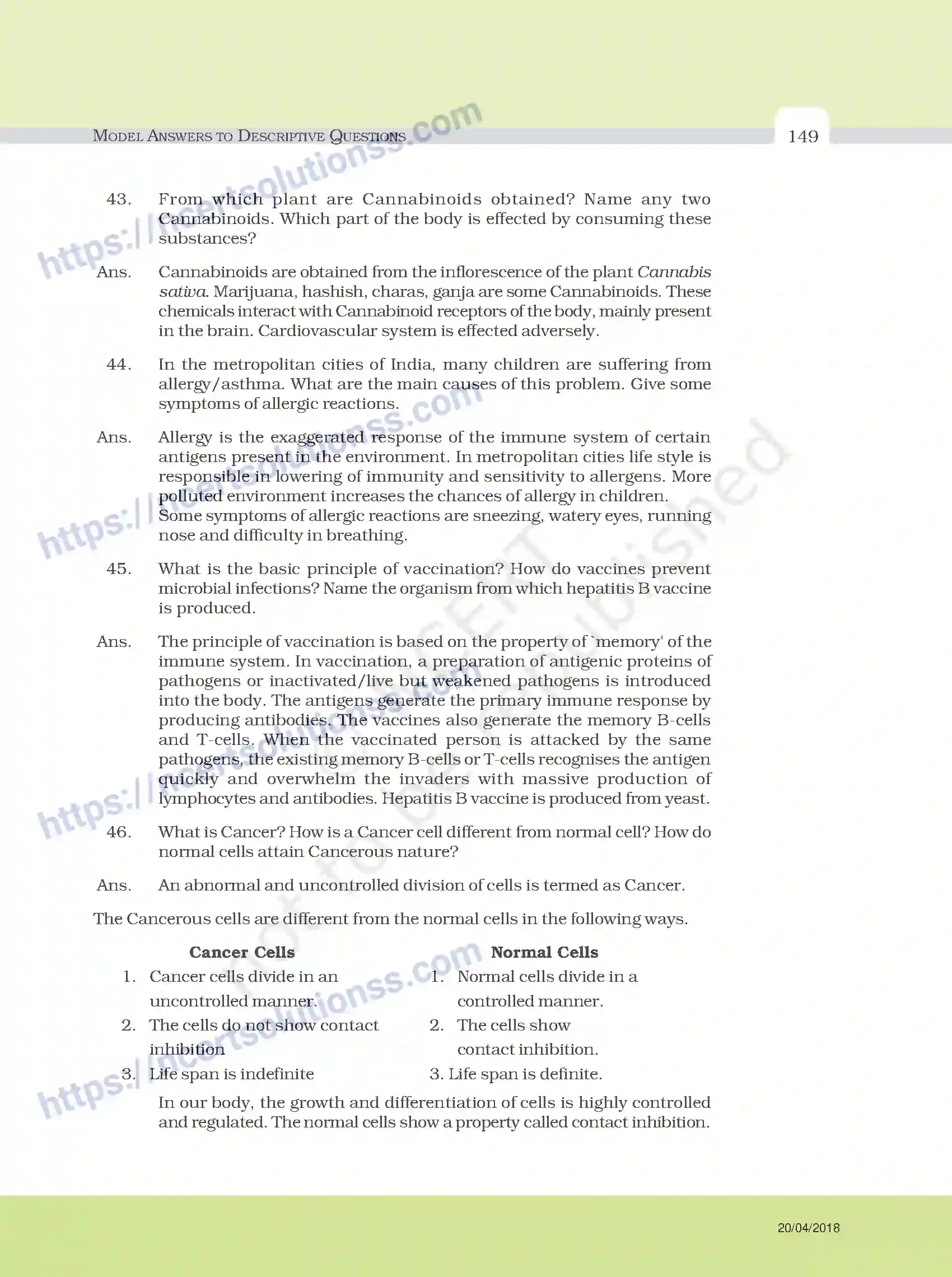 NCERT-Exemplar-Questions-Class-12-Biology--Model-Answers-to-Descriptive-Questions-33-page-25