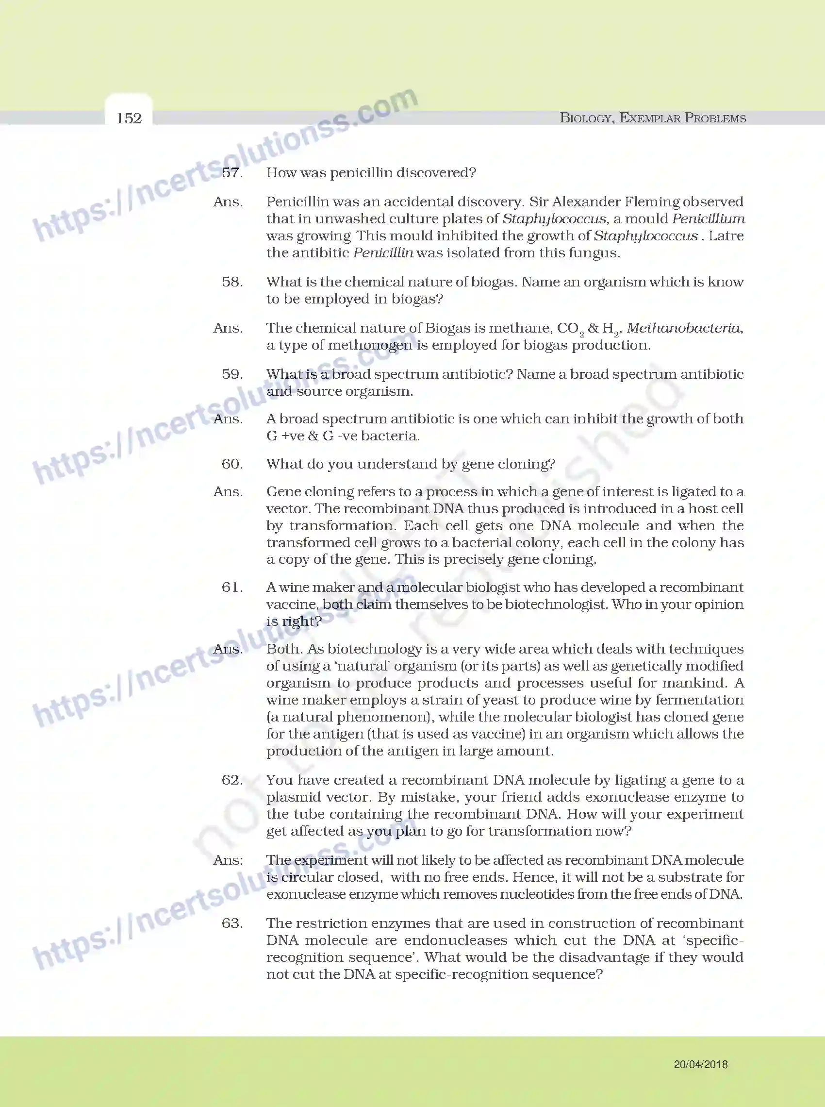NCERT-Exemplar-Questions-Class-12-Biology--Model-Answers-to-Descriptive-Questions-33-page-28