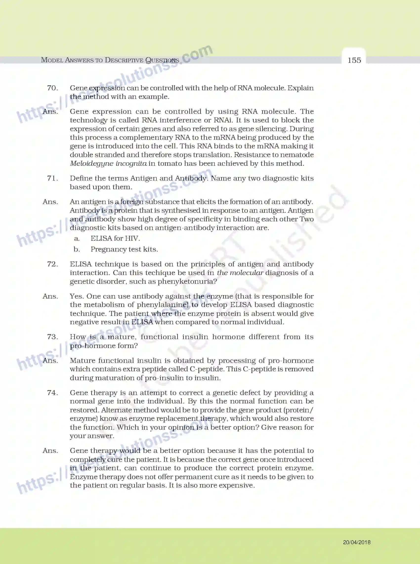 NCERT-Exemplar-Questions-Class-12-Biology--Model-Answers-to-Descriptive-Questions-33-page-31