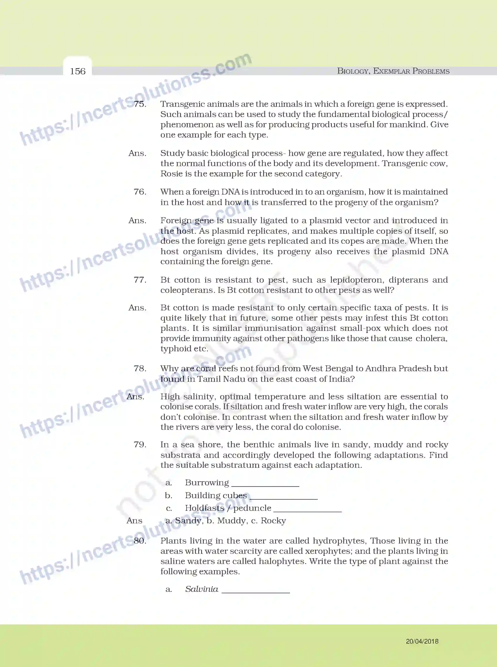 NCERT-Exemplar-Questions-Class-12-Biology--Model-Answers-to-Descriptive-Questions-33-page-32