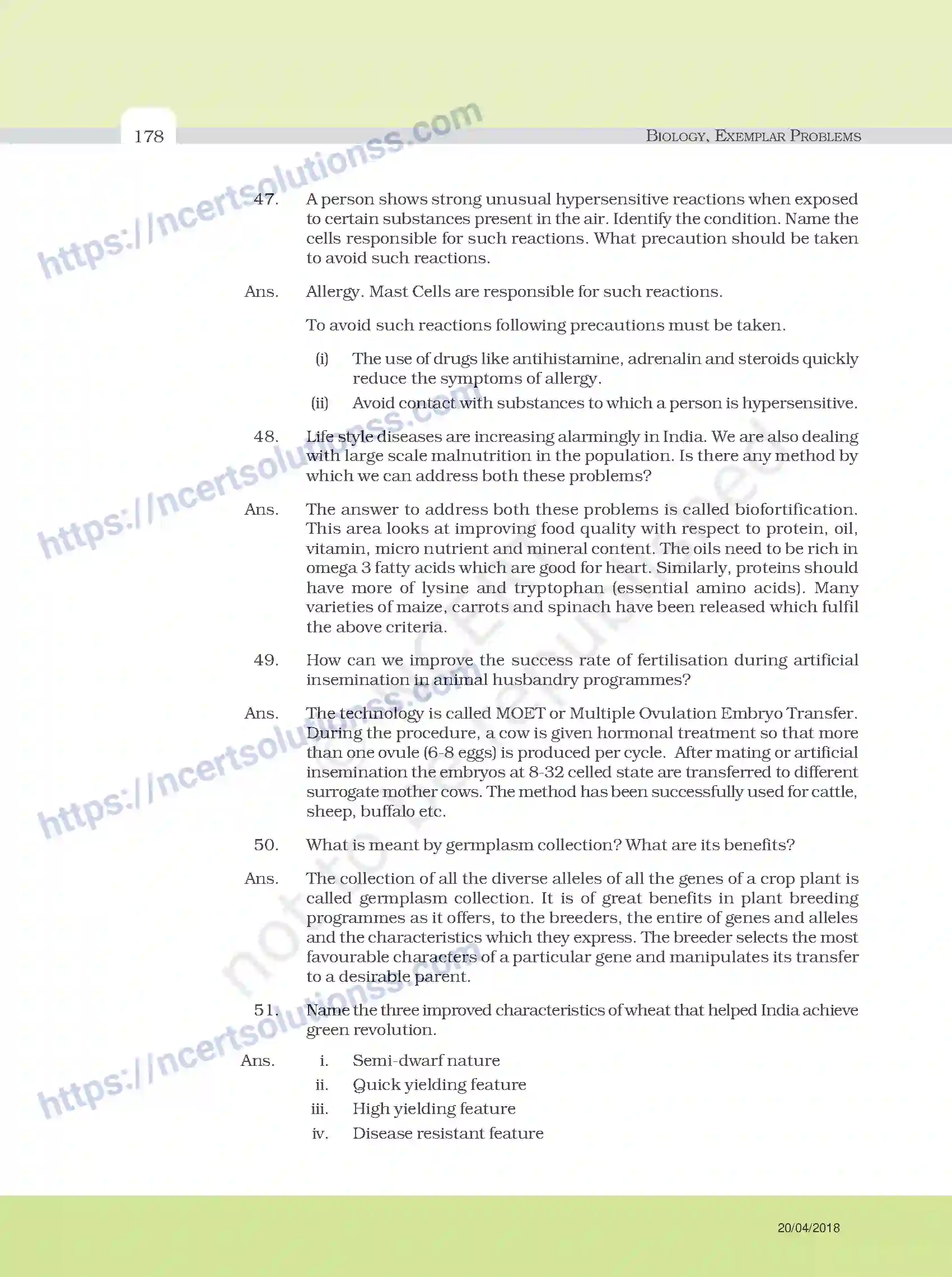 NCERT-Exemplar-Questions-Class-12-Biology--Model-Answers-to-Descriptive-Questions-33-page-54