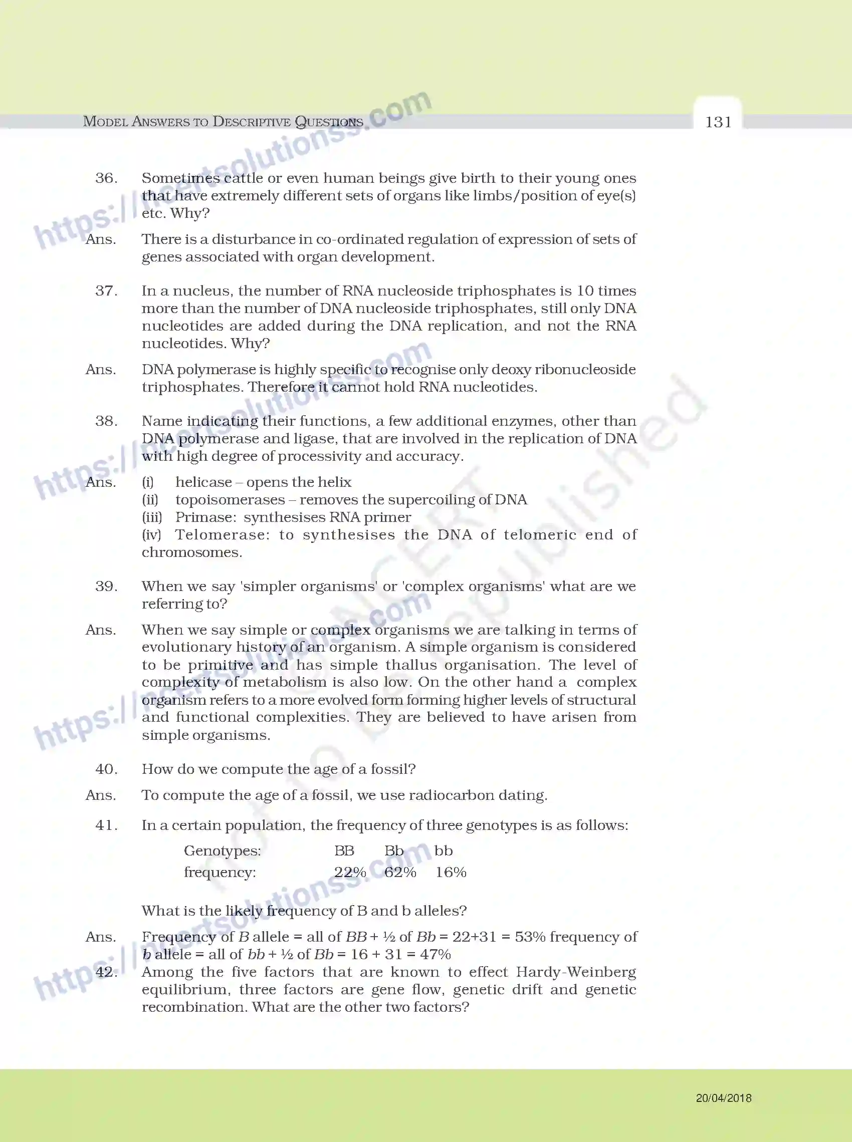 NCERT-Exemplar-Questions-Class-12-Biology--Model-Answers-to-Descriptive-Questions-33-page-7