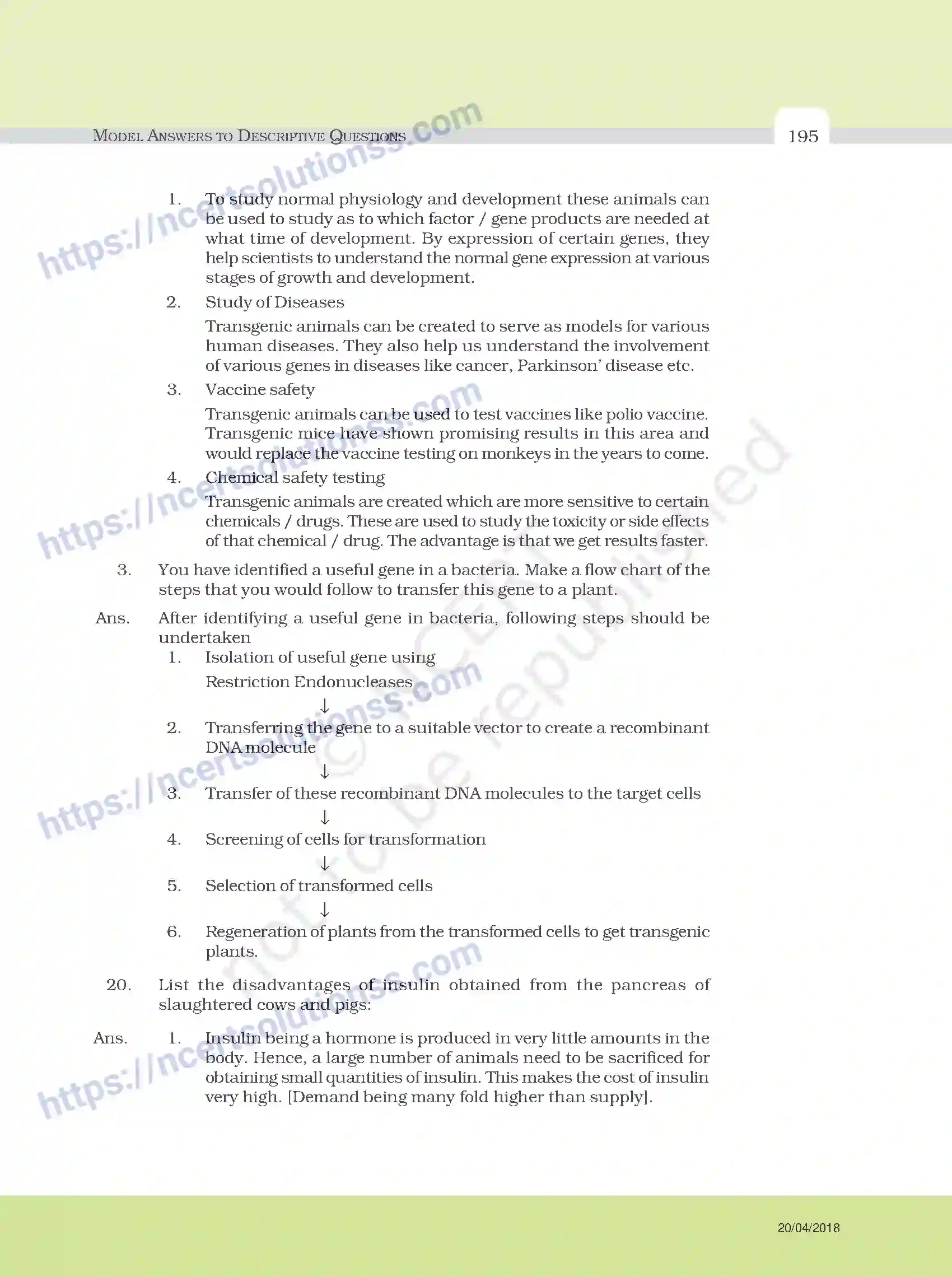 NCERT-Exemplar-Questions-Class-12-Biology--Model-Answers-to-Descriptive-Questions-33-page-71