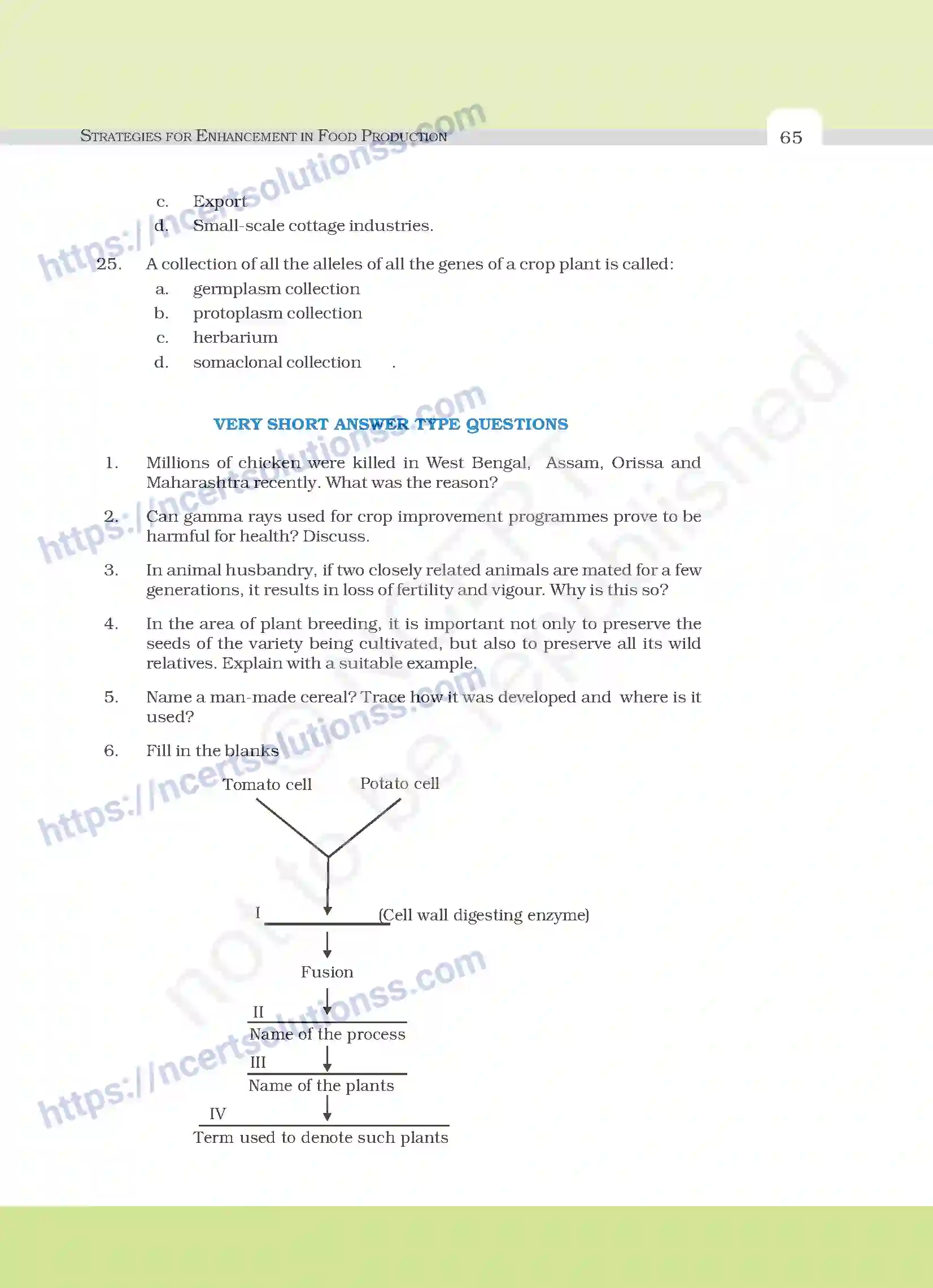 NCERT-Exemplar-Questions-Class-12-Biology--Strategies-For-Enhancement-In-Food-Production-25-page-5