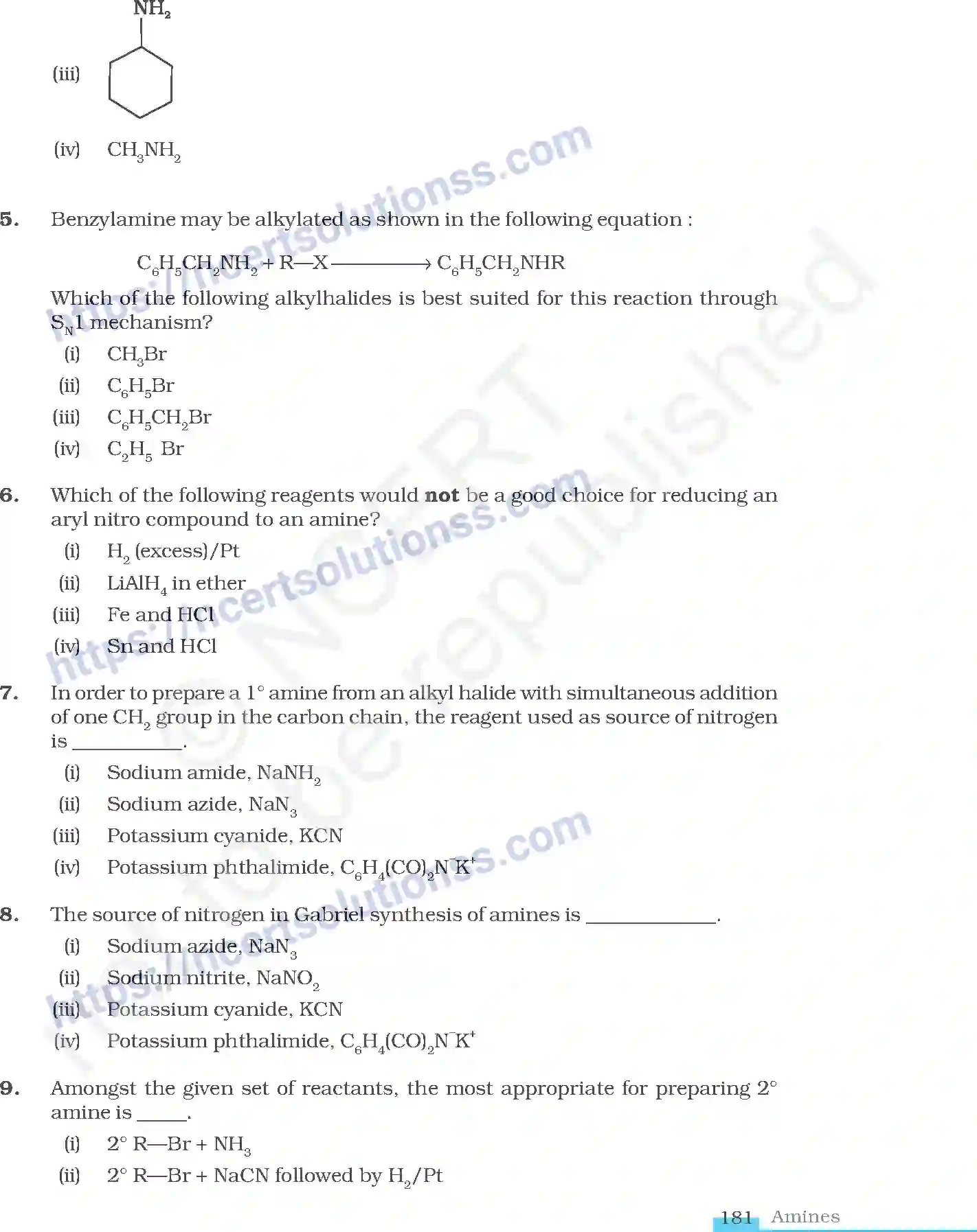NCERT-Exemplar-Questions-Class-12-Chemistry--Amines-48-page-2