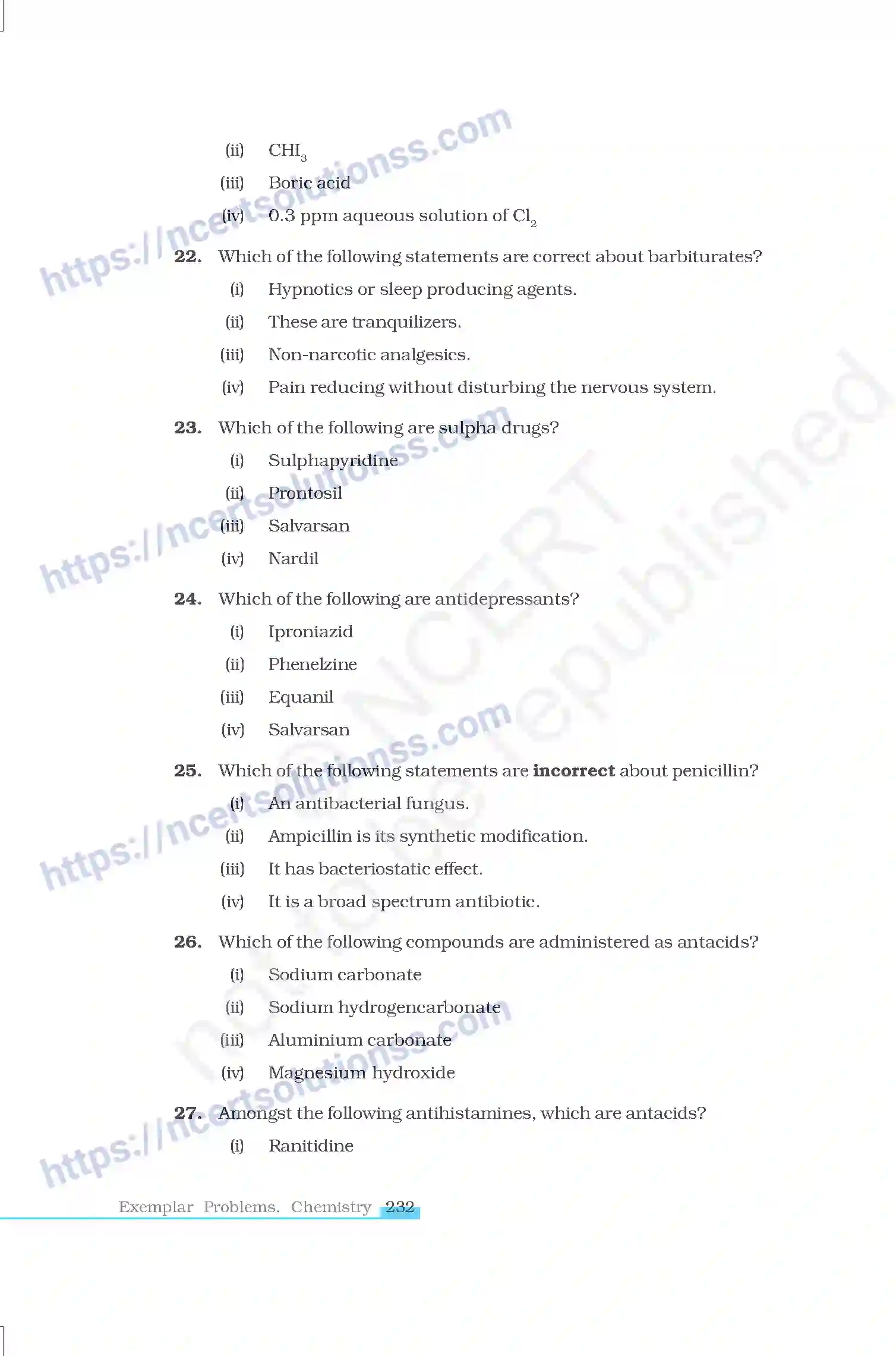 NCERT-Exemplar-Questions-Class-12-Chemistry--Chemistry-In-Everyday-Life-51-page-5
