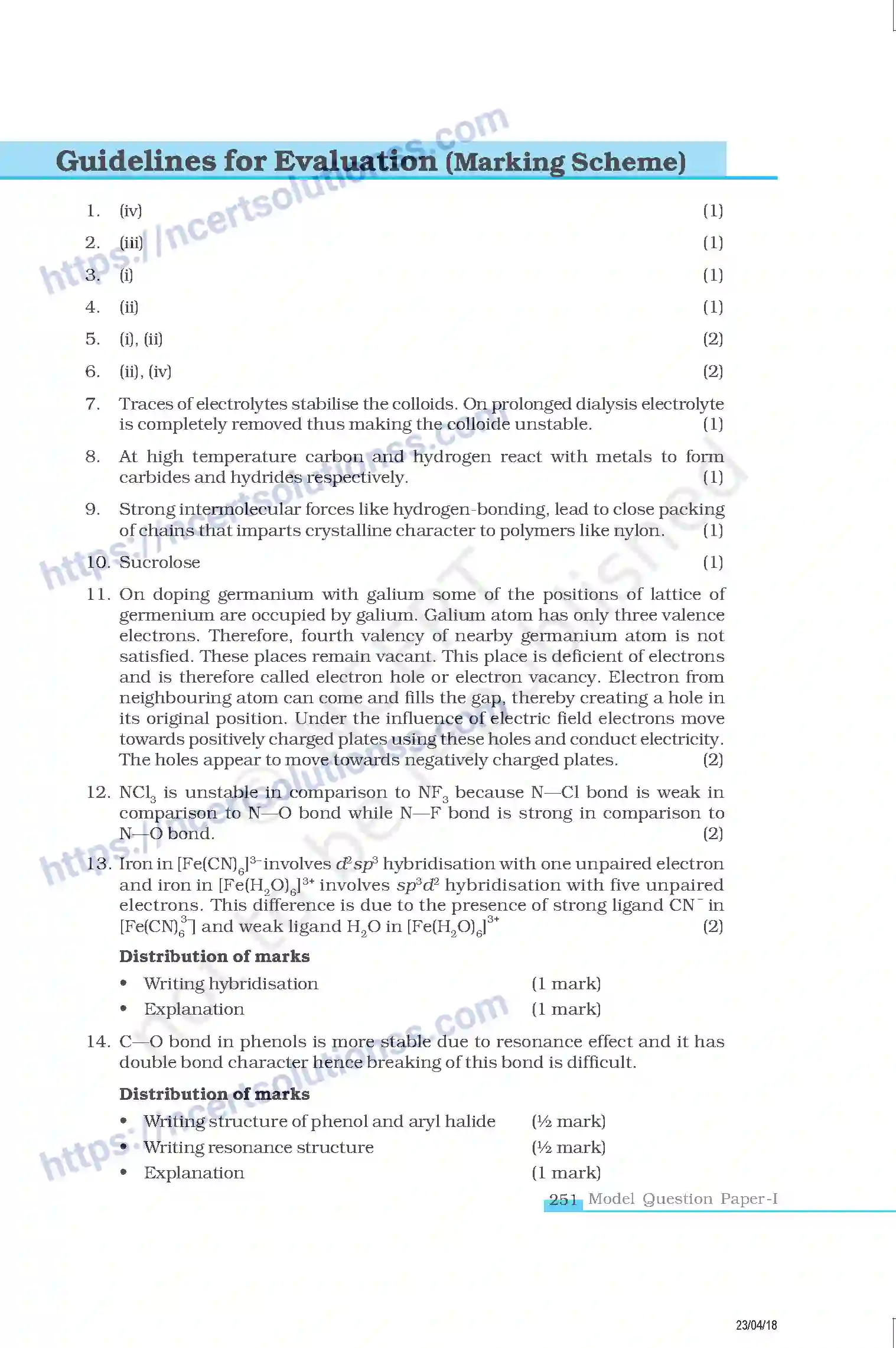 NCERT-Exemplar-Questions-Class-12-Chemistry--Design-of-the-Sample-Question-Paper-52-page-8