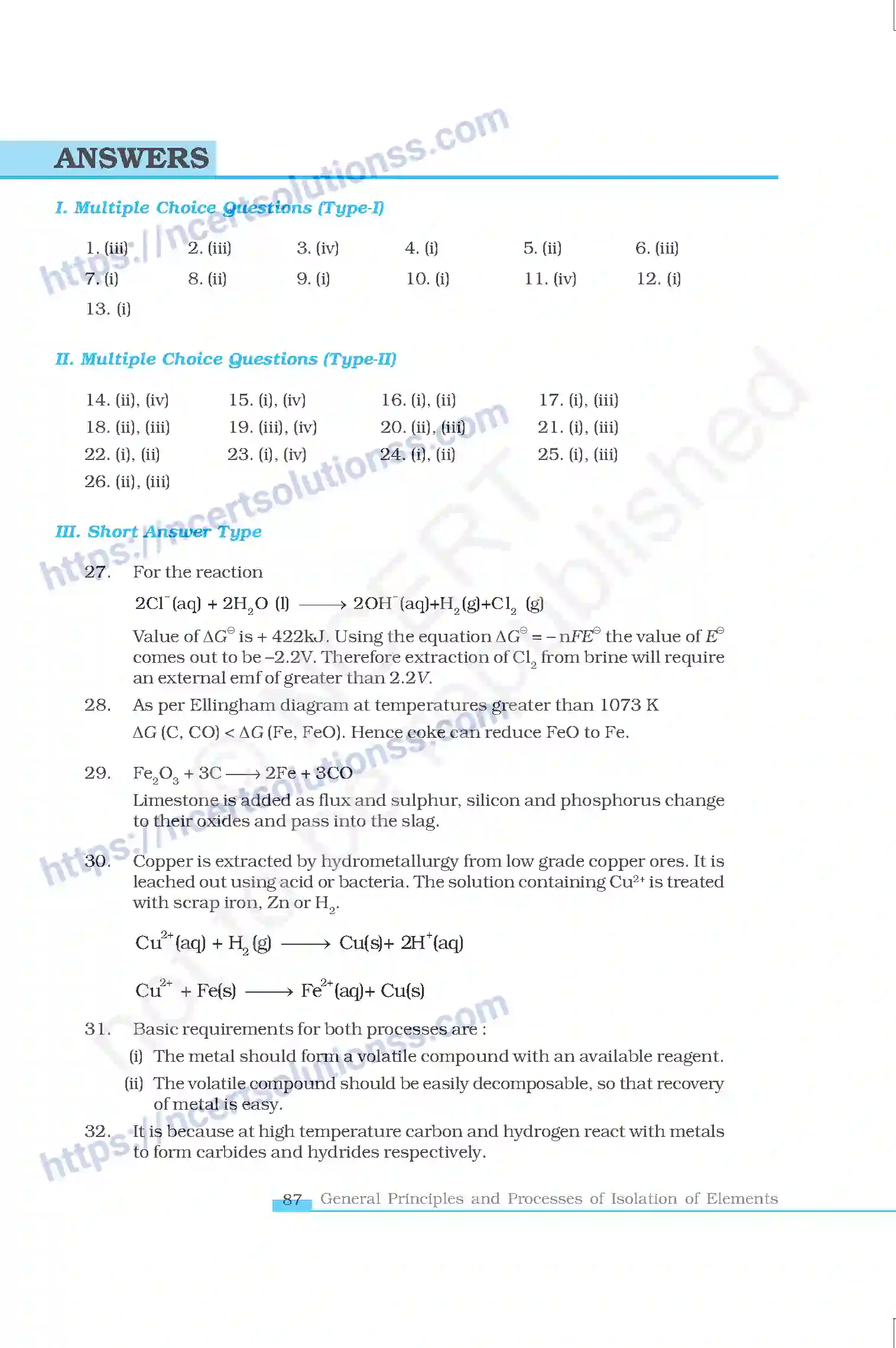 NCERT-Exemplar-Questions-Class-12-Chemistry--General-Principle-and-Processes-of-Isolation-of-Elements-41-page-11