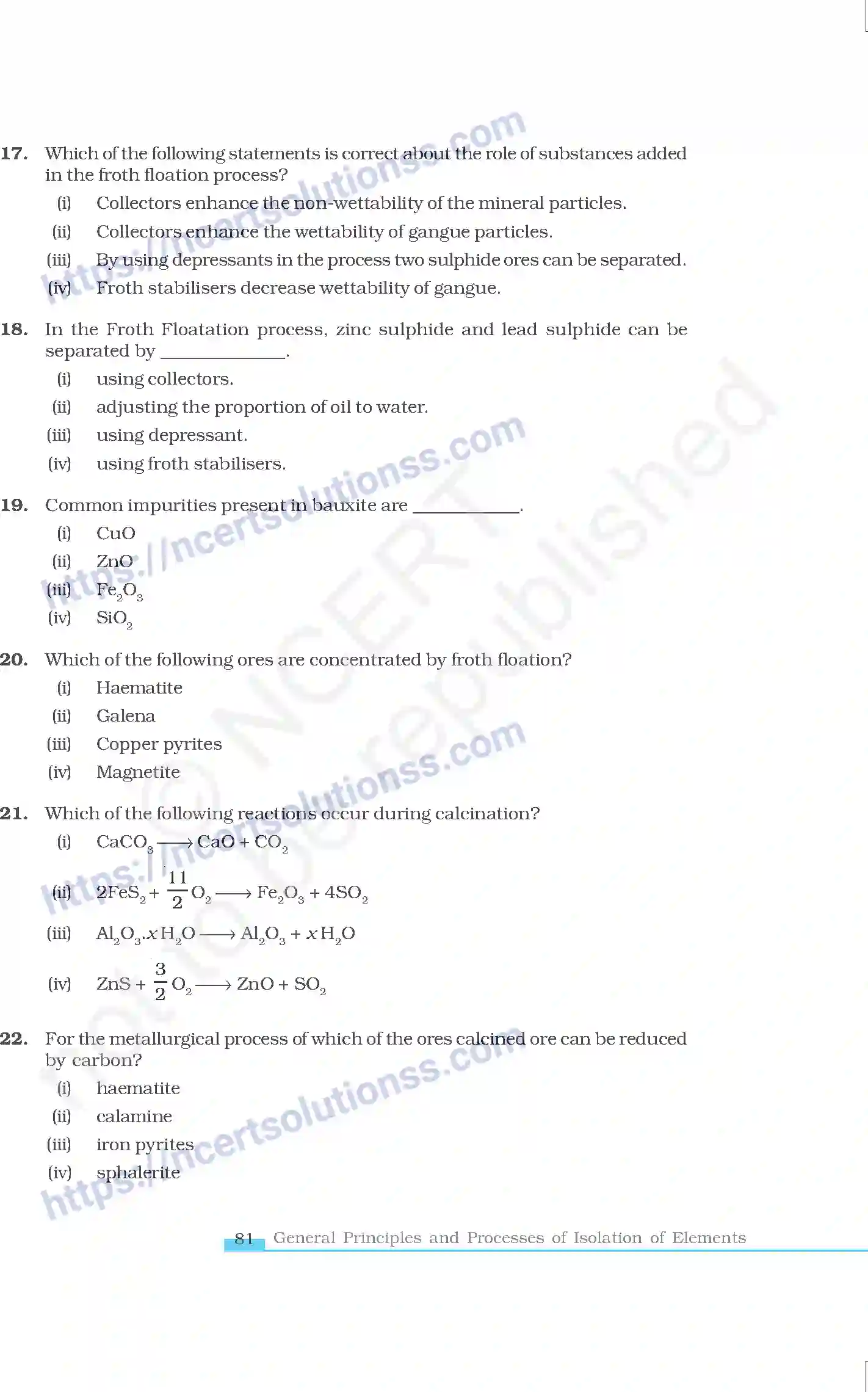 NCERT-Exemplar-Questions-Class-12-Chemistry--General-Principle-and-Processes-of-Isolation-of-Elements-41-page-5