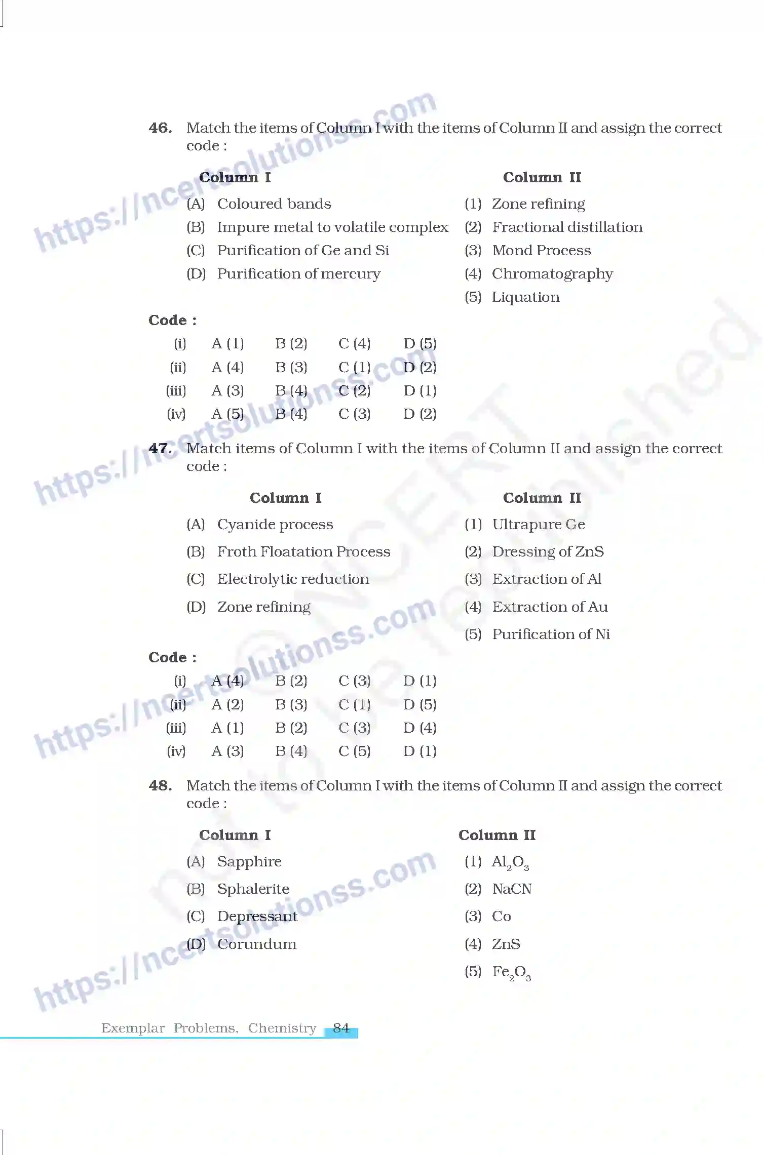 NCERT-Exemplar-Questions-Class-12-Chemistry--General-Principle-and-Processes-of-Isolation-of-Elements-41-page-8