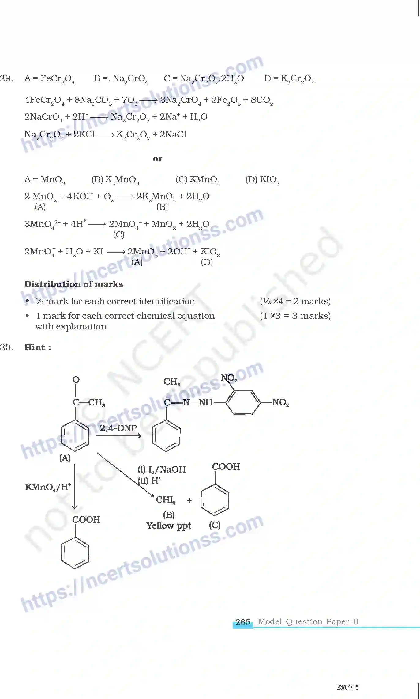 NCERT-Exemplar-Questions-Class-12-Chemistry--Model-Question-Paper-II-53-page-10
