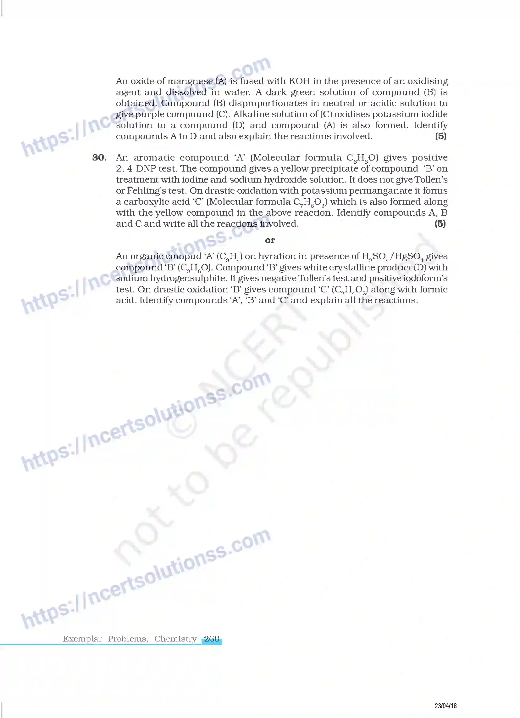 NCERT-Exemplar-Questions-Class-12-Chemistry--Model-Question-Paper-II-53-page-5