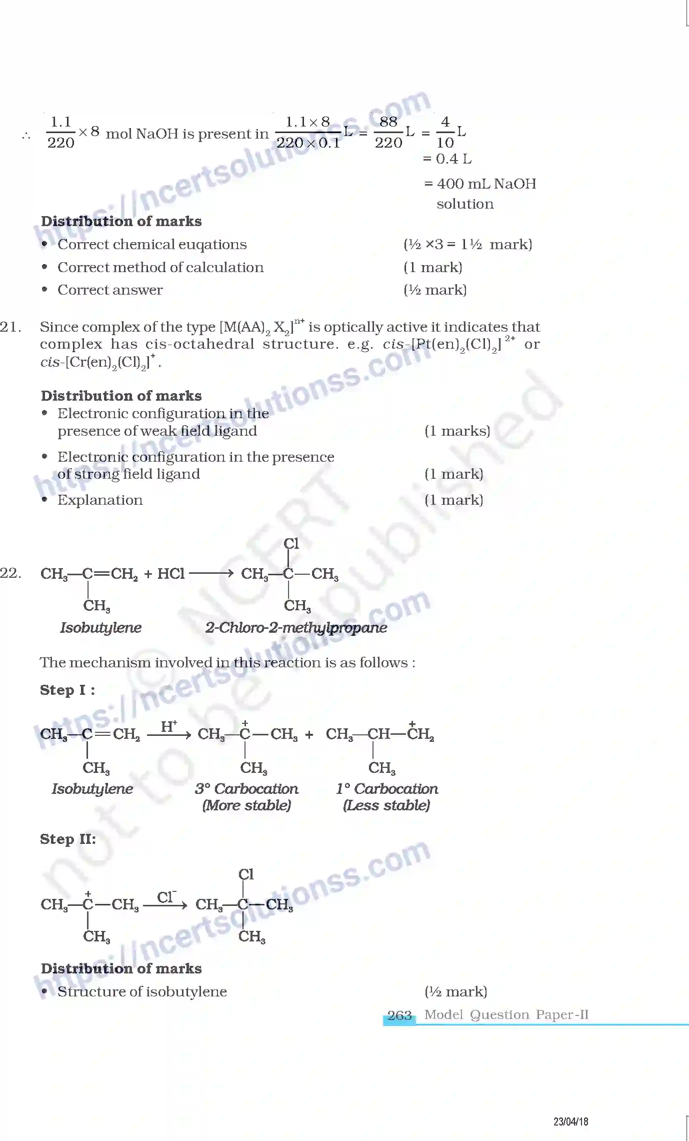 NCERT-Exemplar-Questions-Class-12-Chemistry--Model-Question-Paper-II-53-page-8