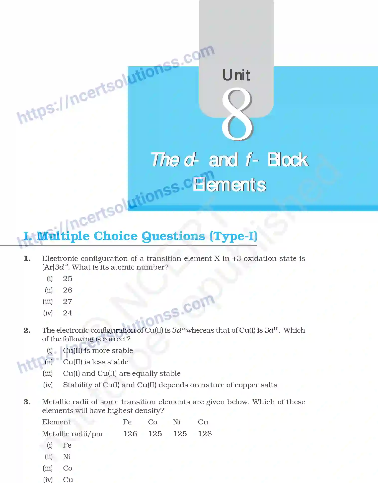 NCERT-Exemplar-Questions-Class-12-Chemistry--The-d-and-f-Block-Elements-43-page-1