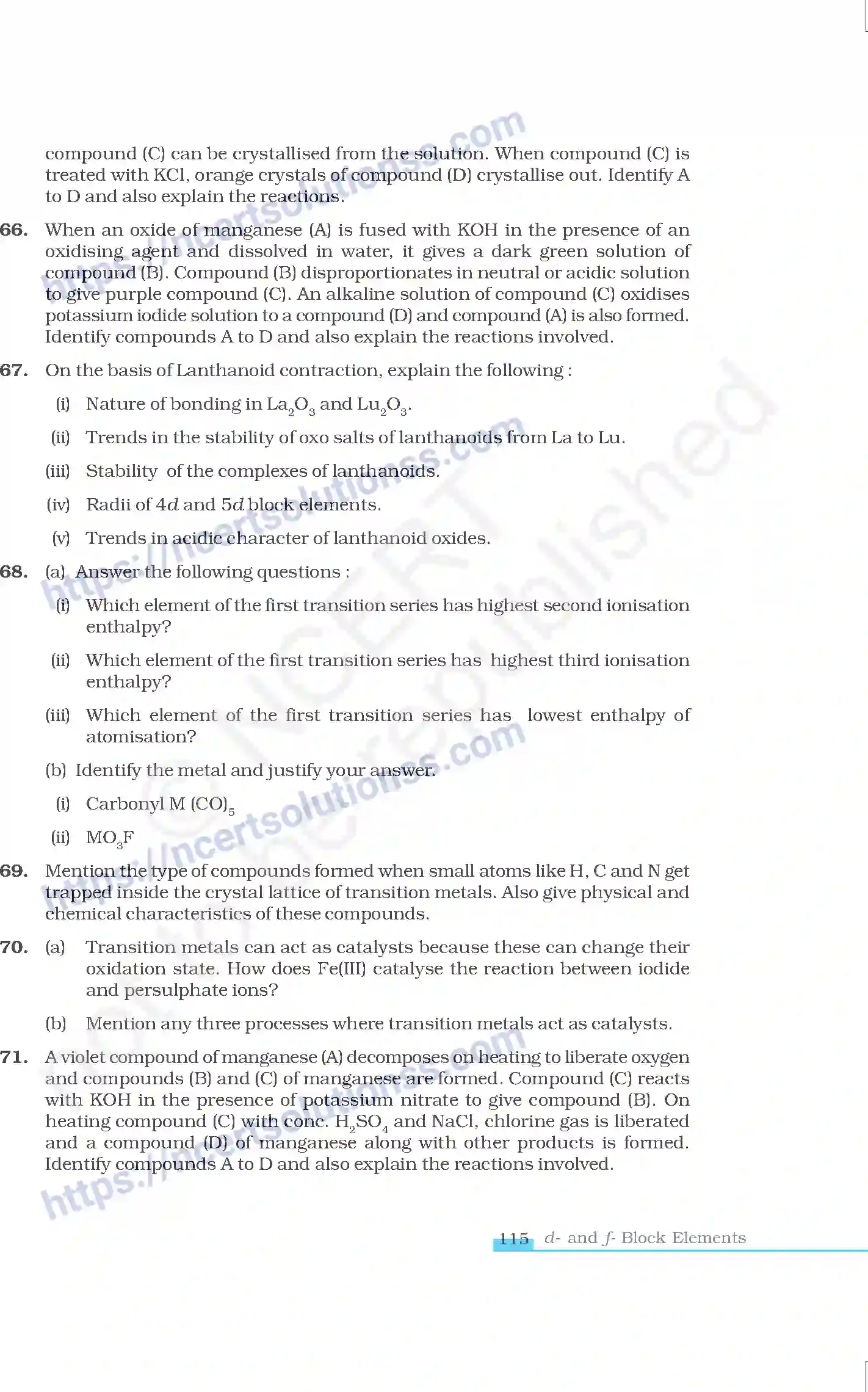 NCERT-Exemplar-Questions-Class-12-Chemistry--The-d-and-f-Block-Elements-43-page-11