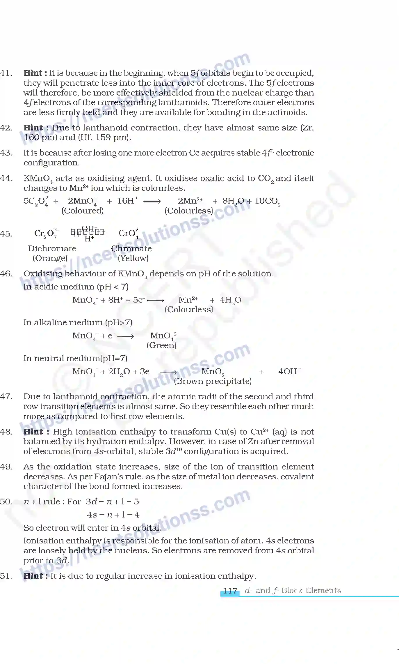NCERT-Exemplar-Questions-Class-12-Chemistry--The-d-and-f-Block-Elements-43-page-13