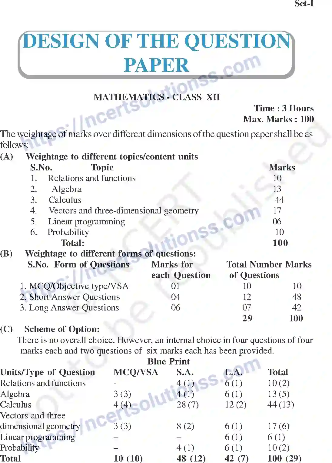 NCERT-Exemplar-Questions-Class-12-Mathematics--Design-Of-The-Question-Paper-Set-I-14-page-1