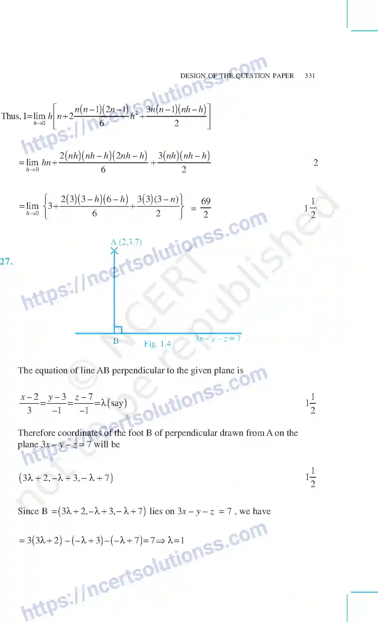 NCERT-Exemplar-Questions-Class-12-Mathematics--Design-Of-The-Question-Paper-Set-I-14-page-26