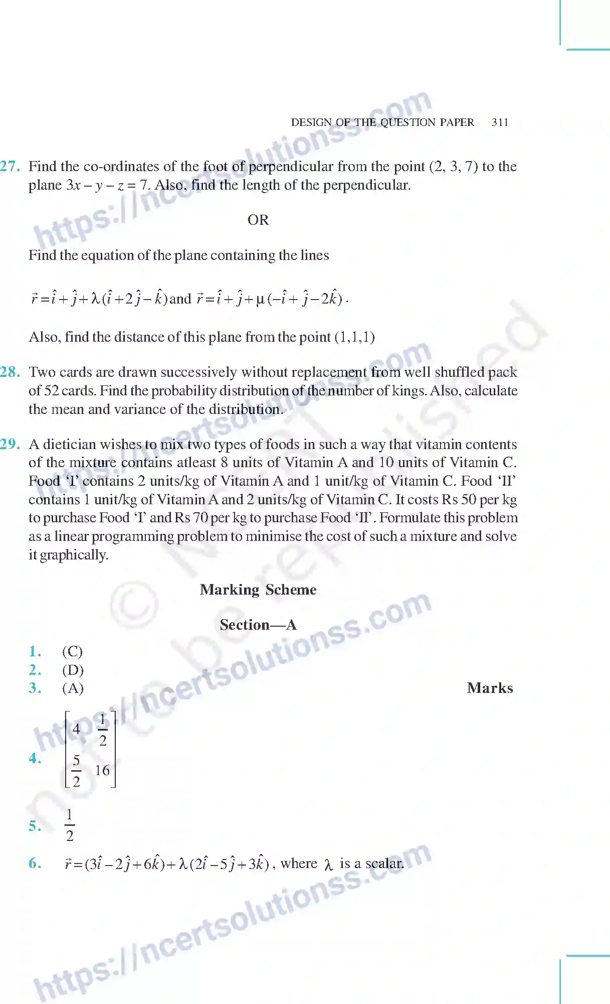 NCERT-Exemplar-Questions-Class-12-Mathematics--Design-Of-The-Question-Paper-Set-I-14-page-6