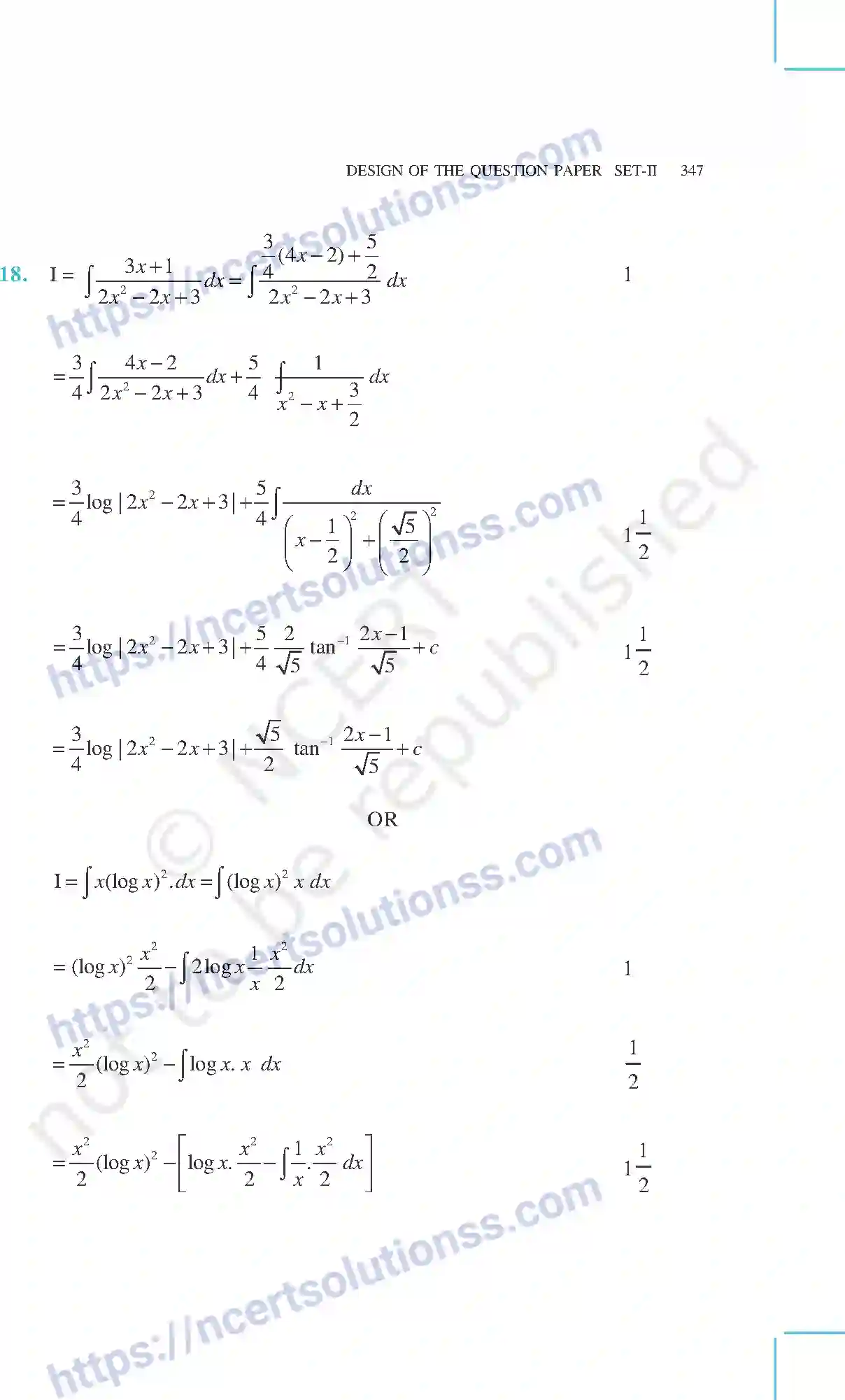NCERT-Exemplar-Questions-Class-12-Mathematics--Design-Of-The-Question-Paper-Set-II-15-page-12