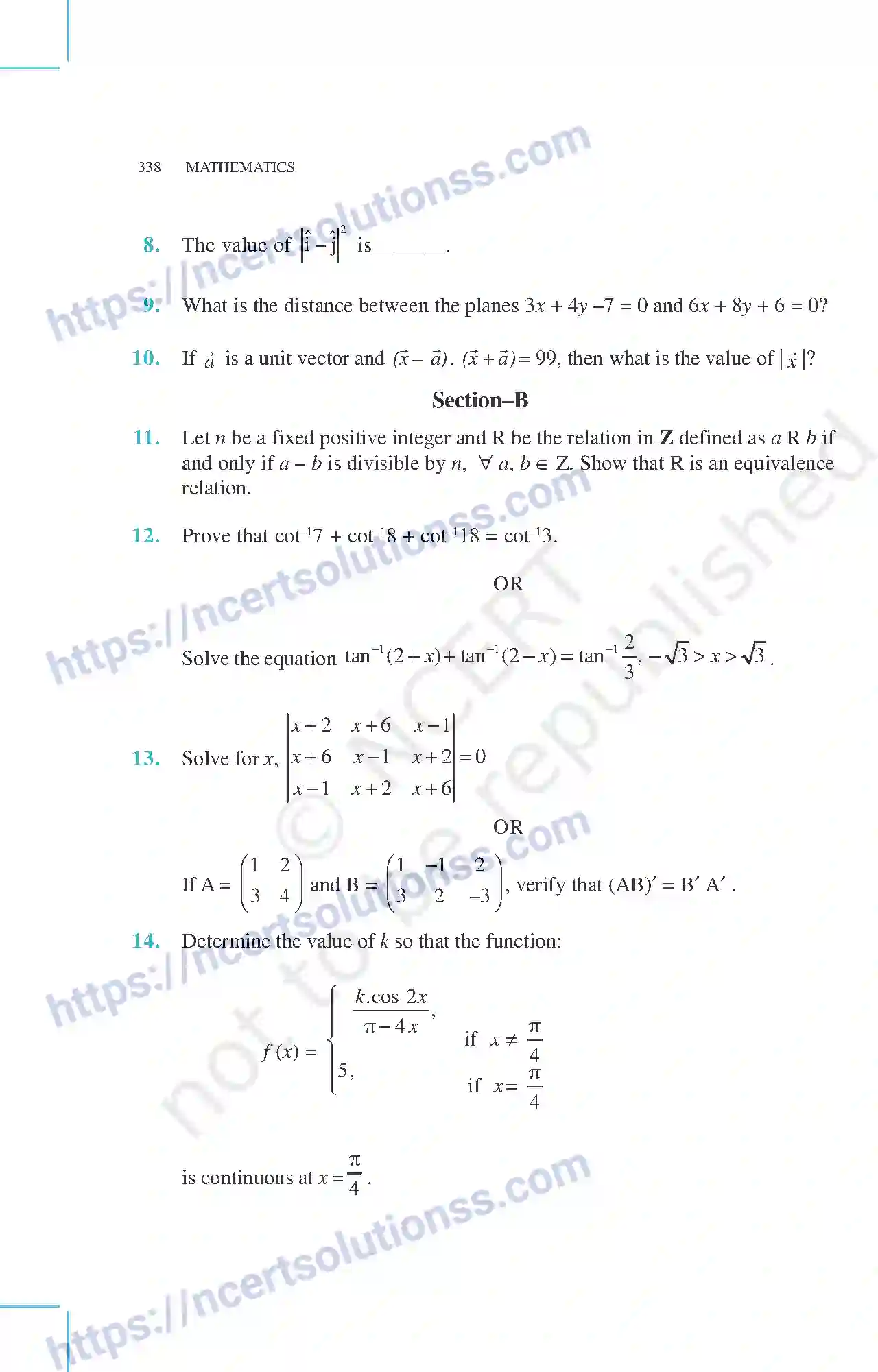 NCERT-Exemplar-Questions-Class-12-Mathematics--Design-Of-The-Question-Paper-Set-II-15-page-3