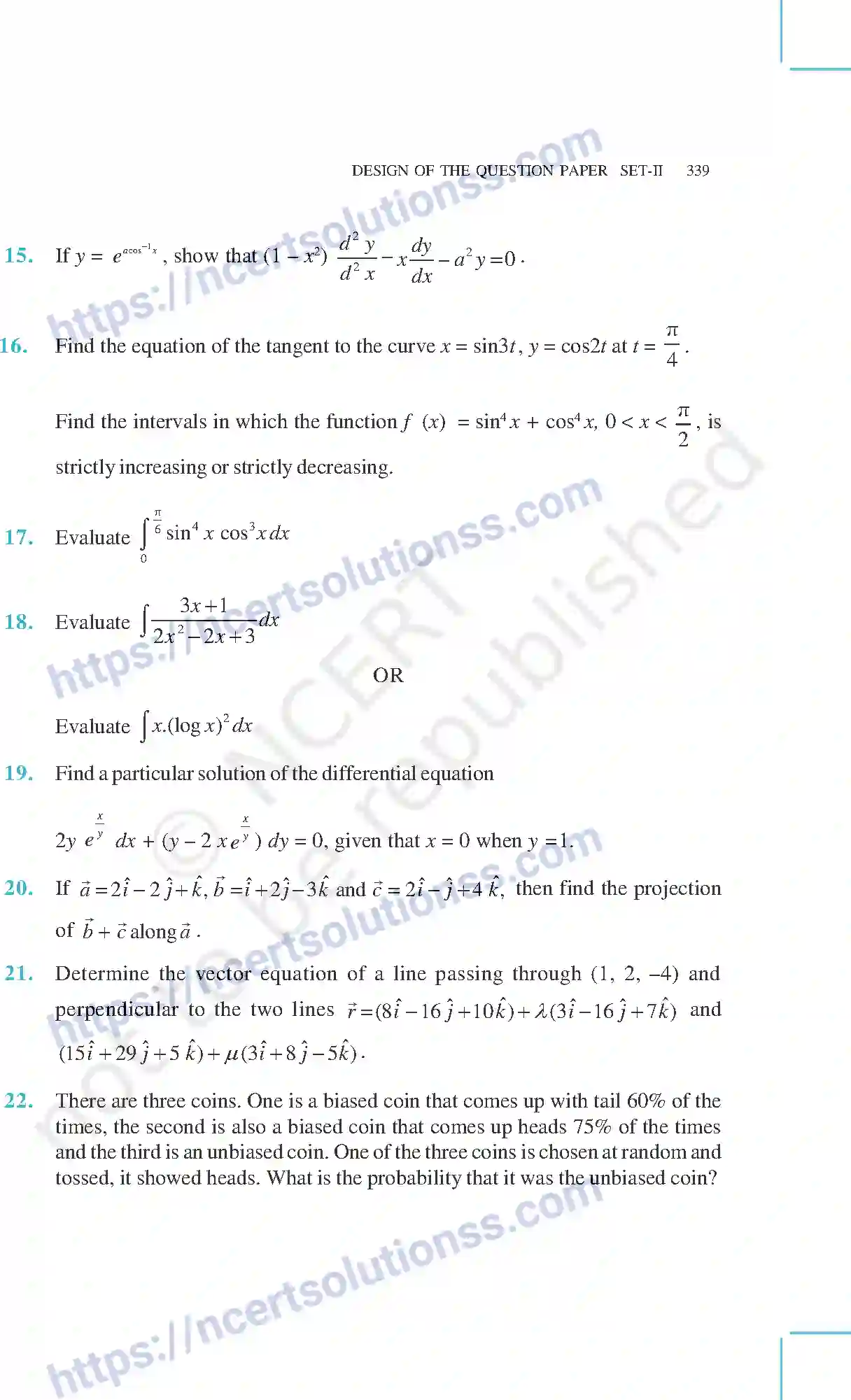 NCERT-Exemplar-Questions-Class-12-Mathematics--Design-Of-The-Question-Paper-Set-II-15-page-4
