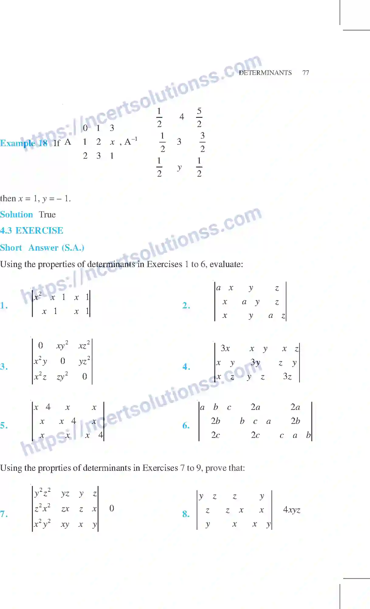 NCERT-Exemplar-Questions-Class-12-Mathematics--Determinants-4-page-13