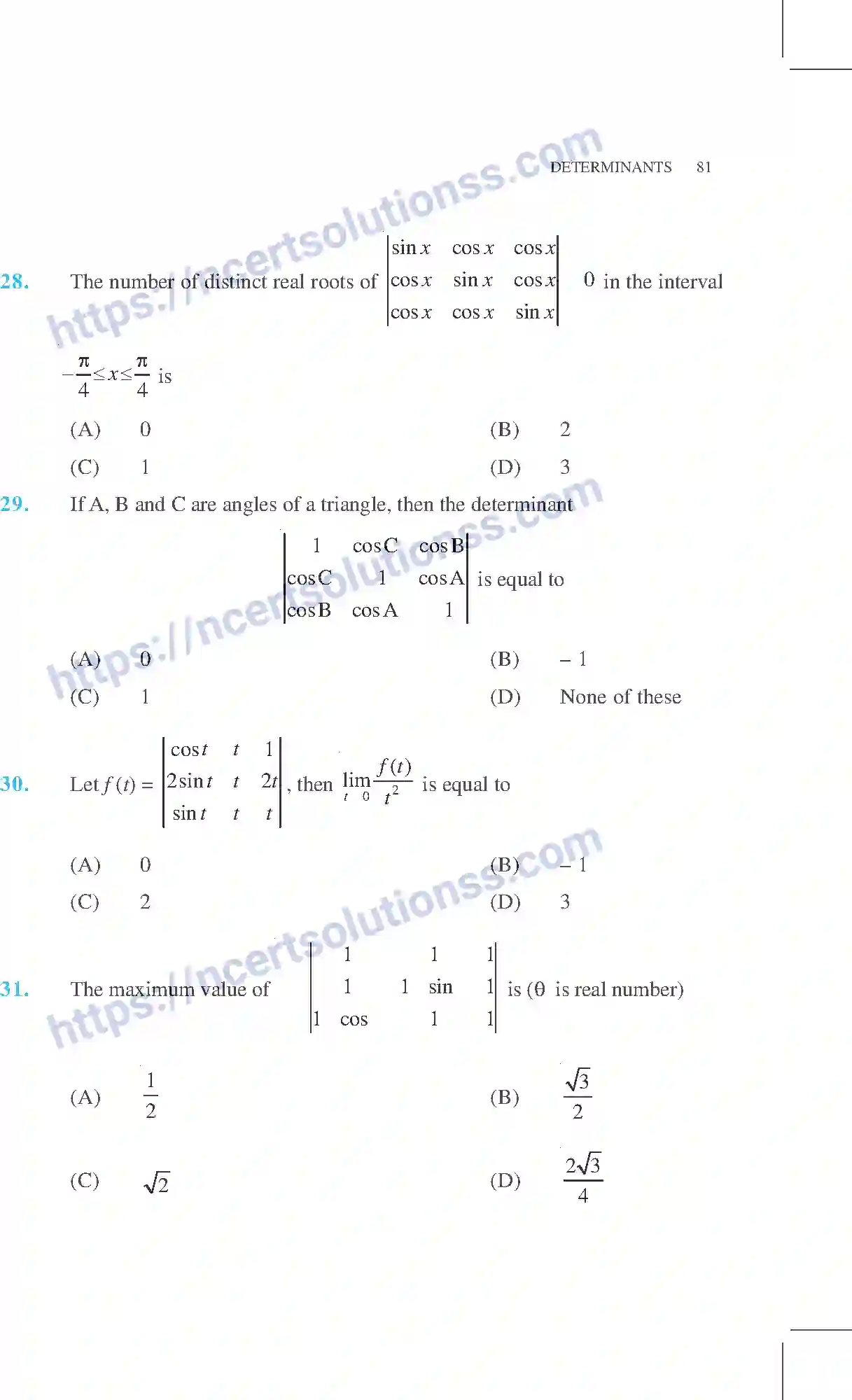 NCERT-Exemplar-Questions-Class-12-Mathematics--Determinants-4-page-17
