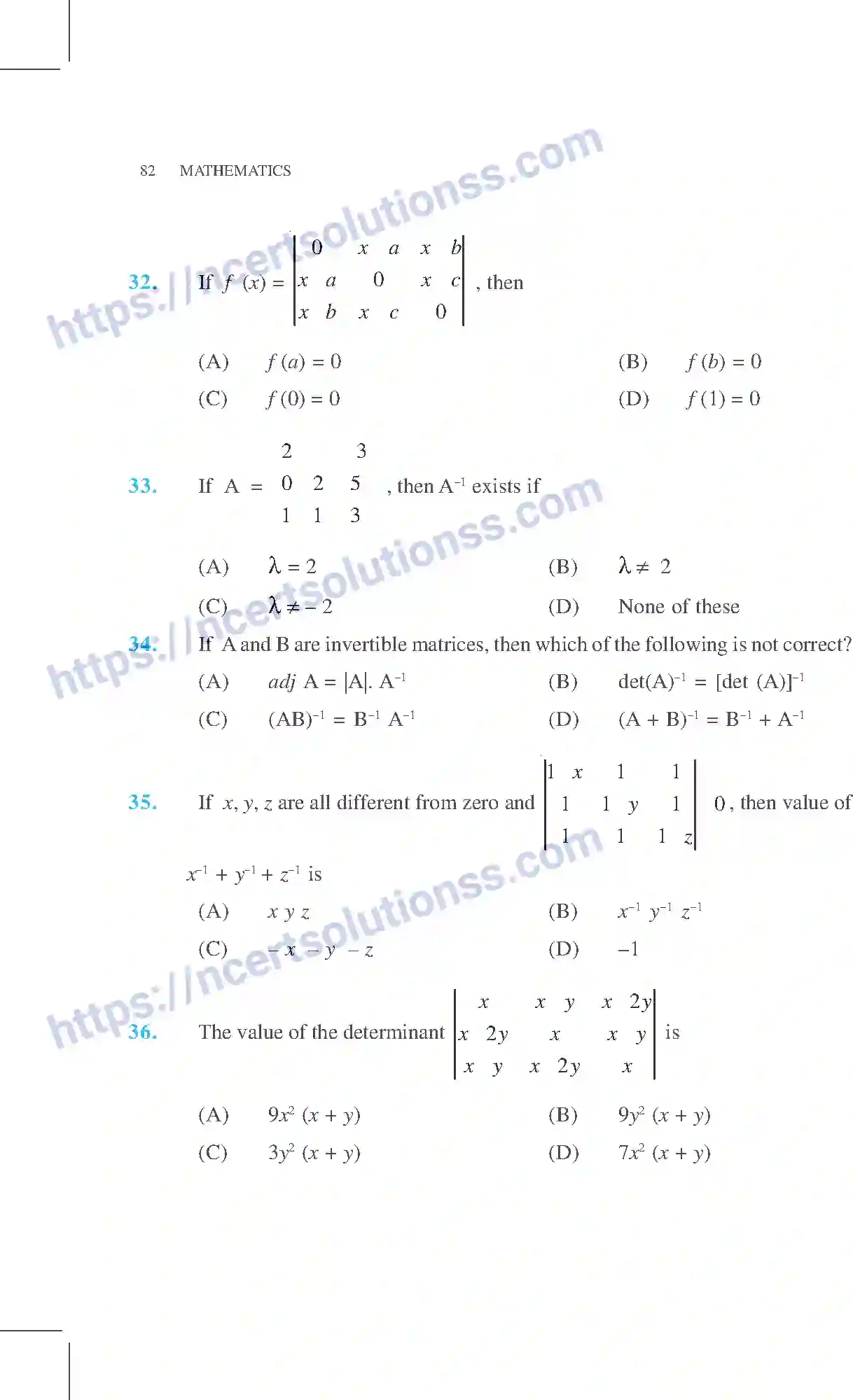 NCERT-Exemplar-Questions-Class-12-Mathematics--Determinants-4-page-18