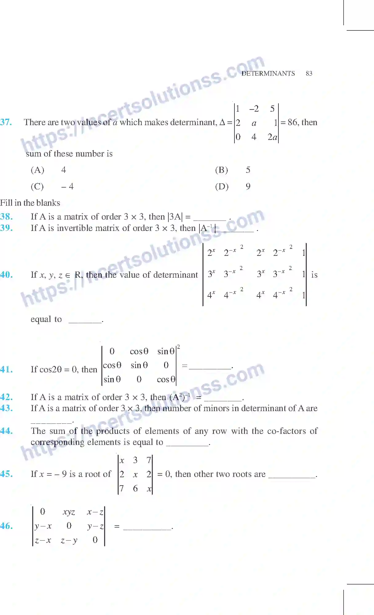 NCERT-Exemplar-Questions-Class-12-Mathematics--Determinants-4-page-19