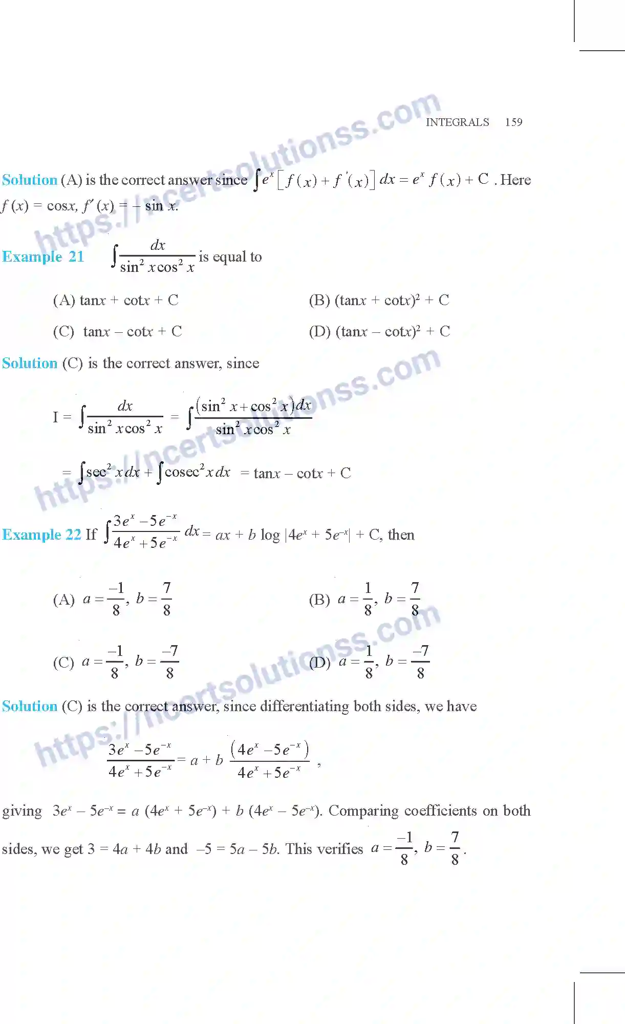 NCERT-Exemplar-Questions-Class-12-Mathematics--Integrals-7-page-17