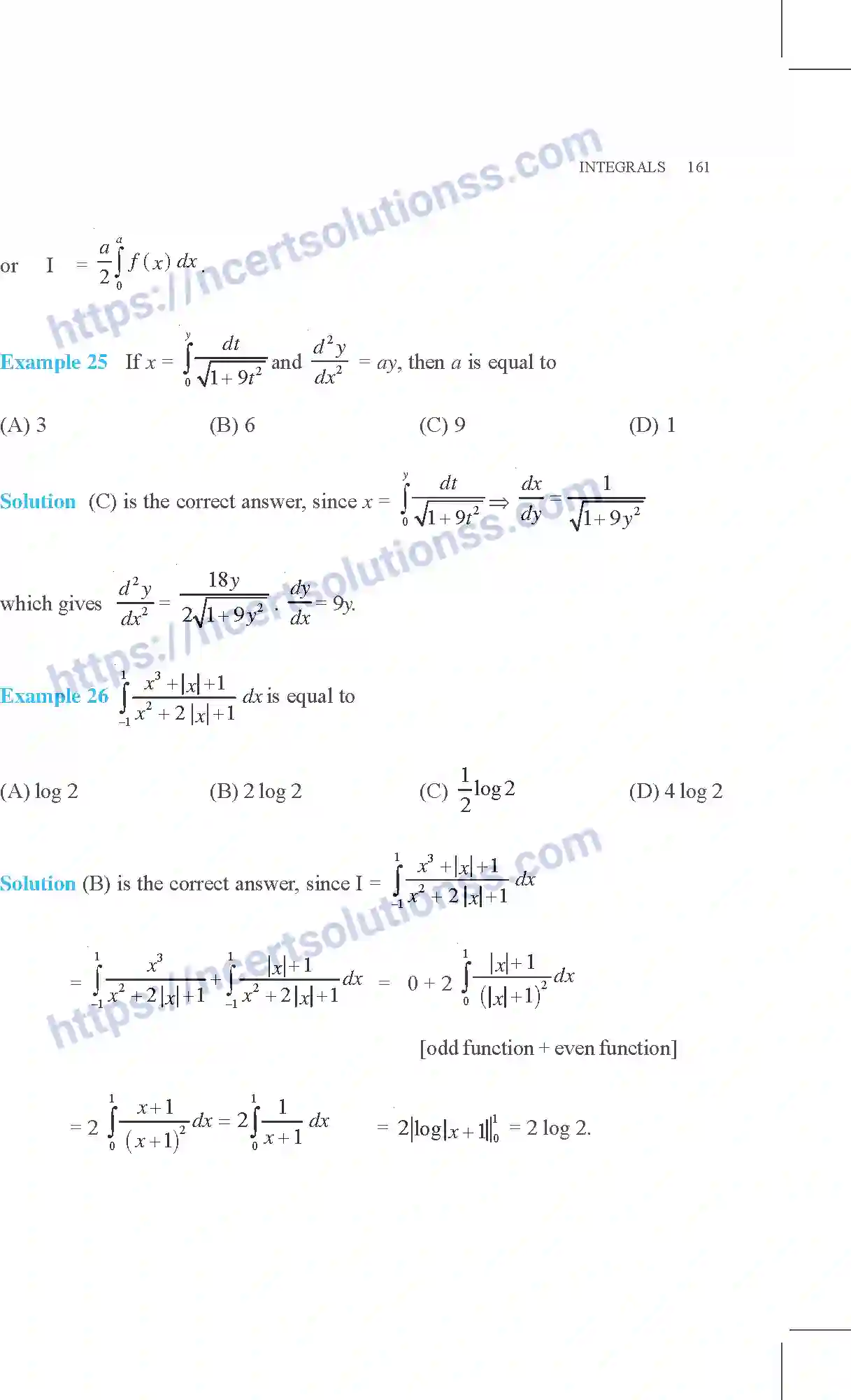 NCERT-Exemplar-Questions-Class-12-Mathematics--Integrals-7-page-19
