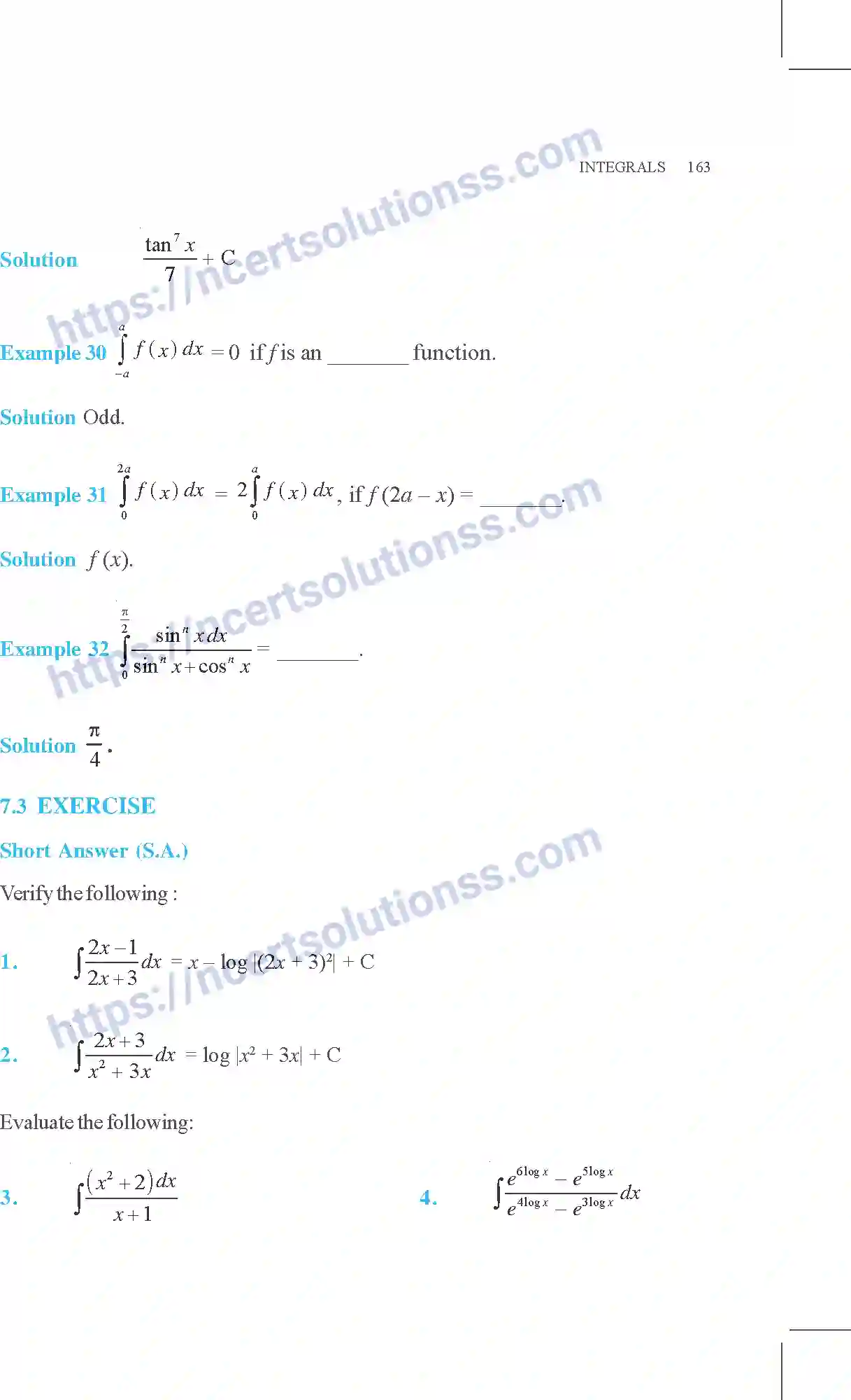 NCERT-Exemplar-Questions-Class-12-Mathematics--Integrals-7-page-21
