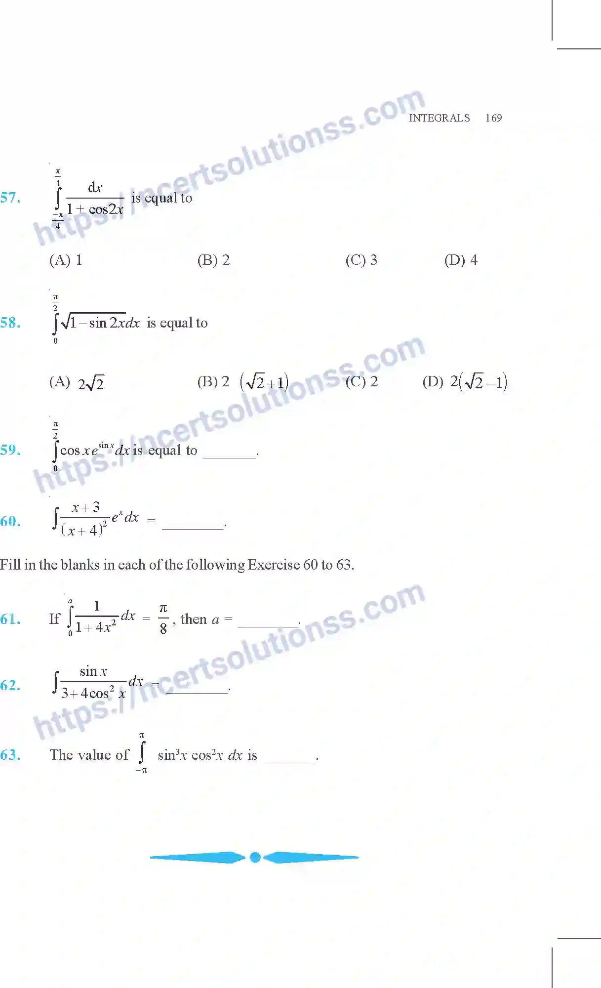 NCERT-Exemplar-Questions-Class-12-Mathematics--Integrals-7-page-27