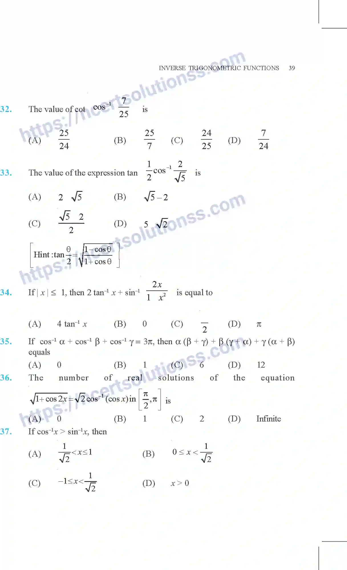 NCERT-Exemplar-Questions-Class-12-Mathematics--Inverse-Trigonometric-Functions-2-page-22
