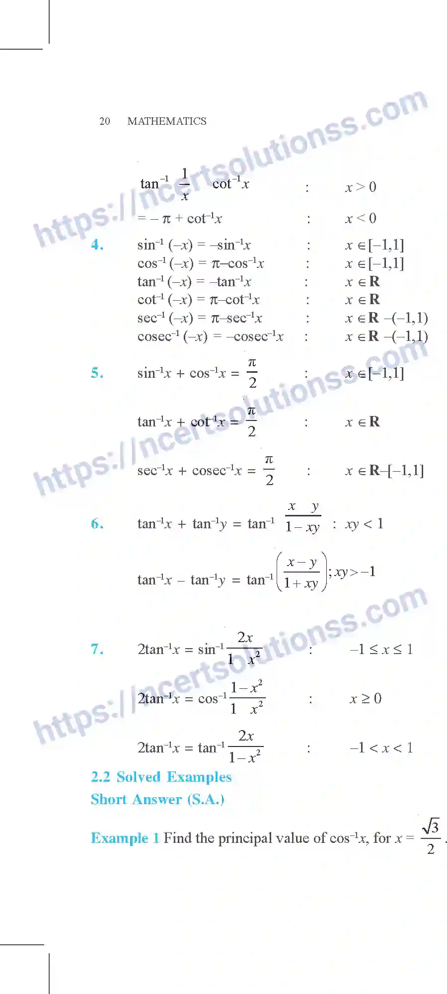 NCERT-Exemplar-Questions-Class-12-Mathematics--Inverse-Trigonometric-Functions-2-page-3