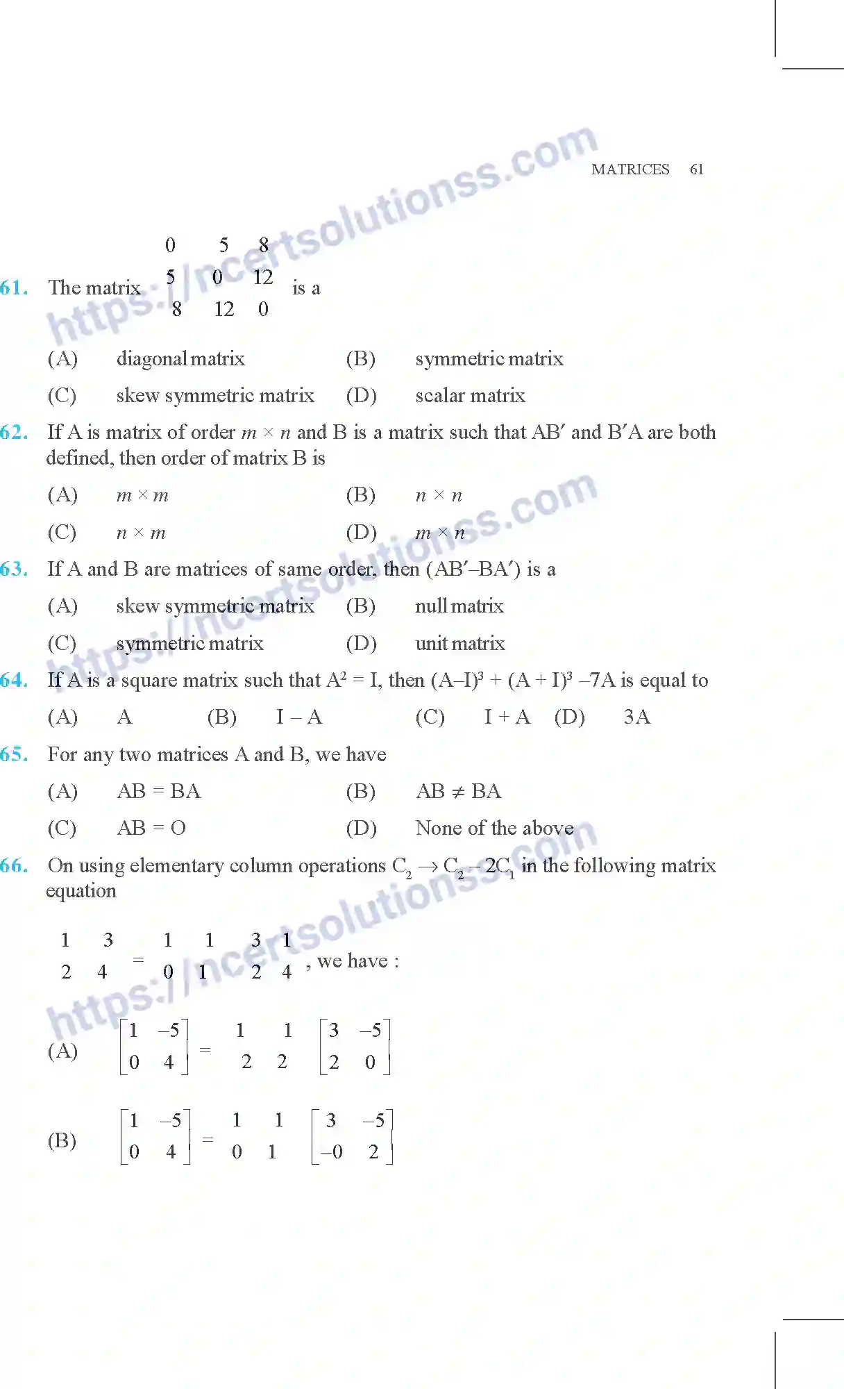 NCERT-Exemplar-Questions-Class-12-Mathematics--Matrices-3-page-20